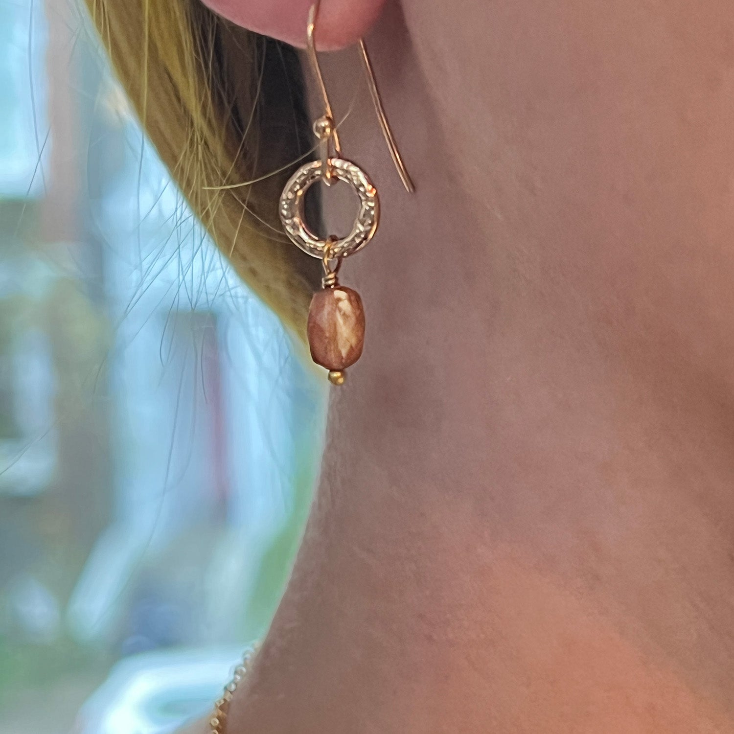 Gita Earrings Citrine