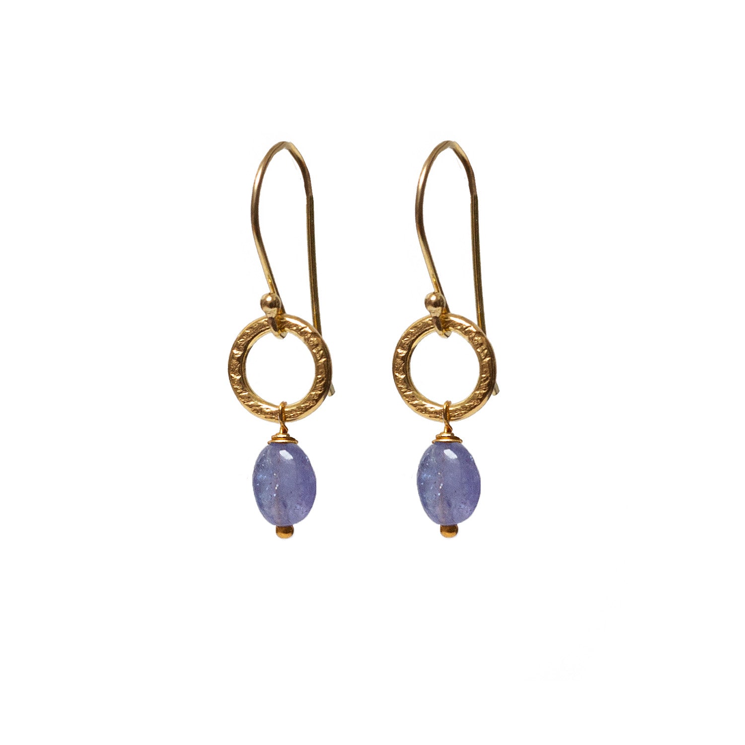 Gita Earrings Lilac Tanzanite