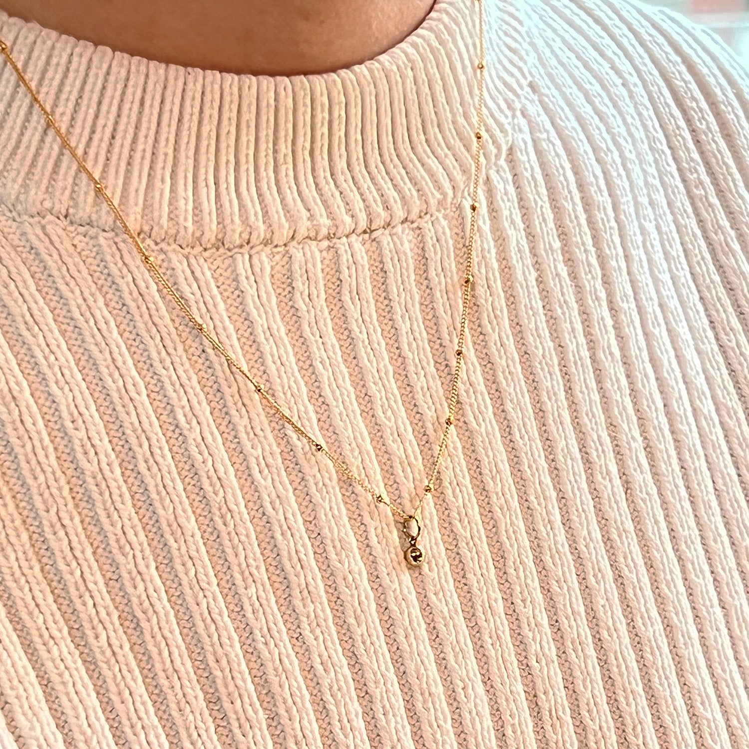 Gold Filled Mini Ball Necklace