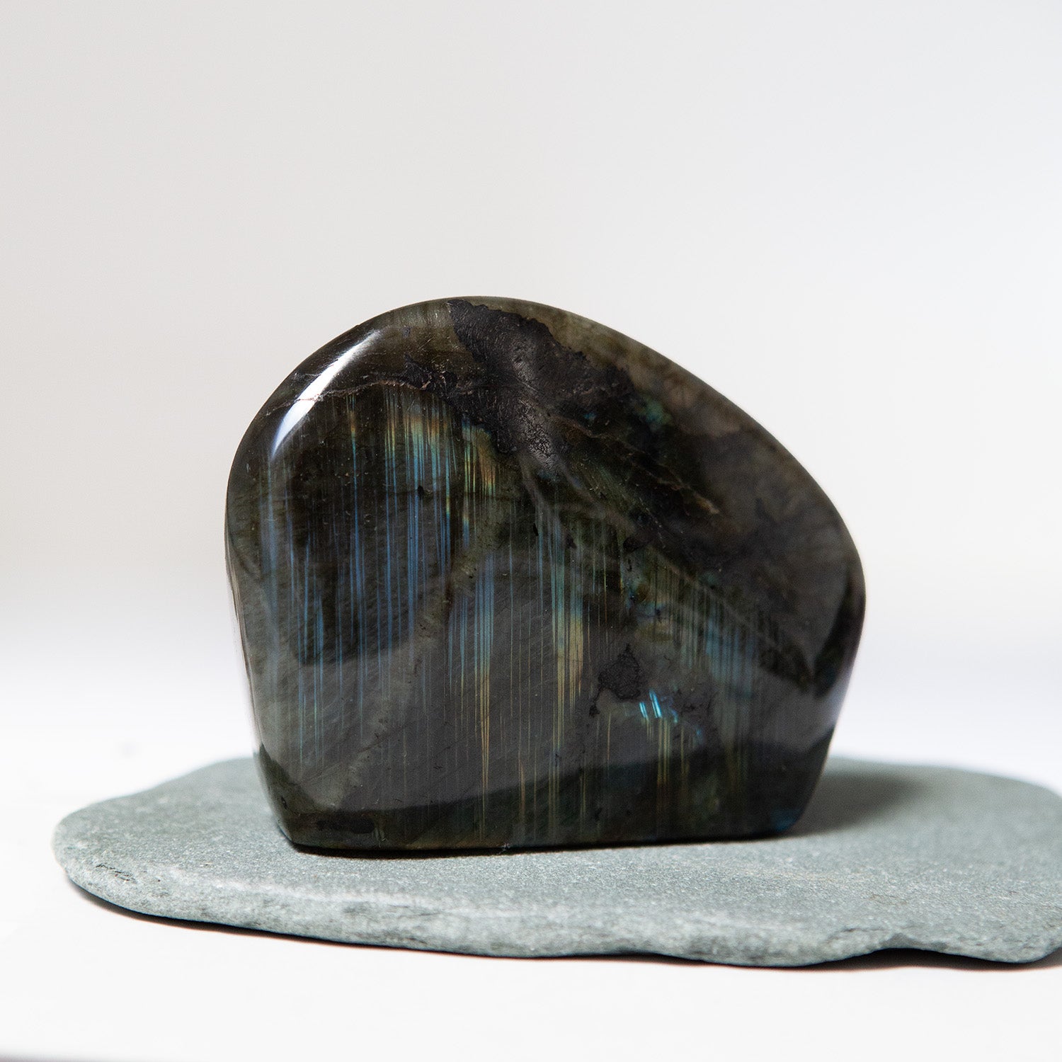 Polished Freeform Labradorite From Madagascar
