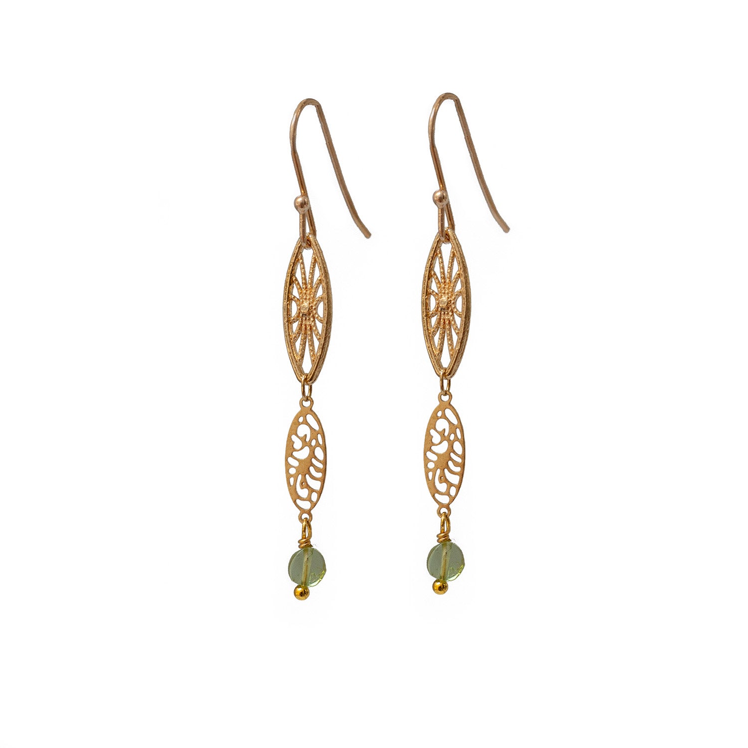 Sunshine Earrings With Tourmaline