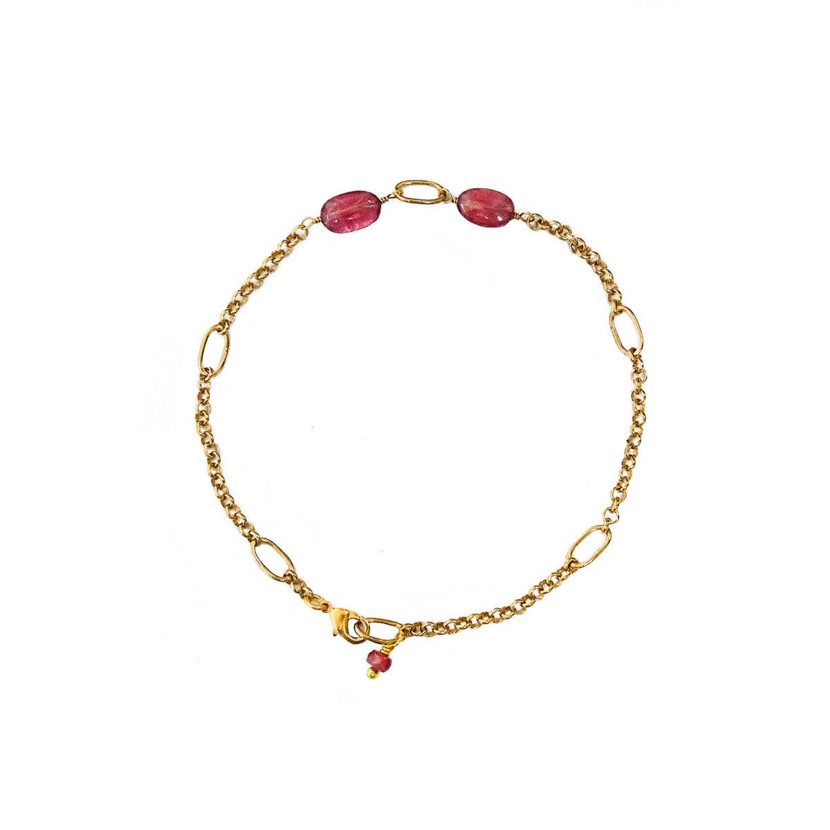 Ovala Bracelet — Pink Tourmaline