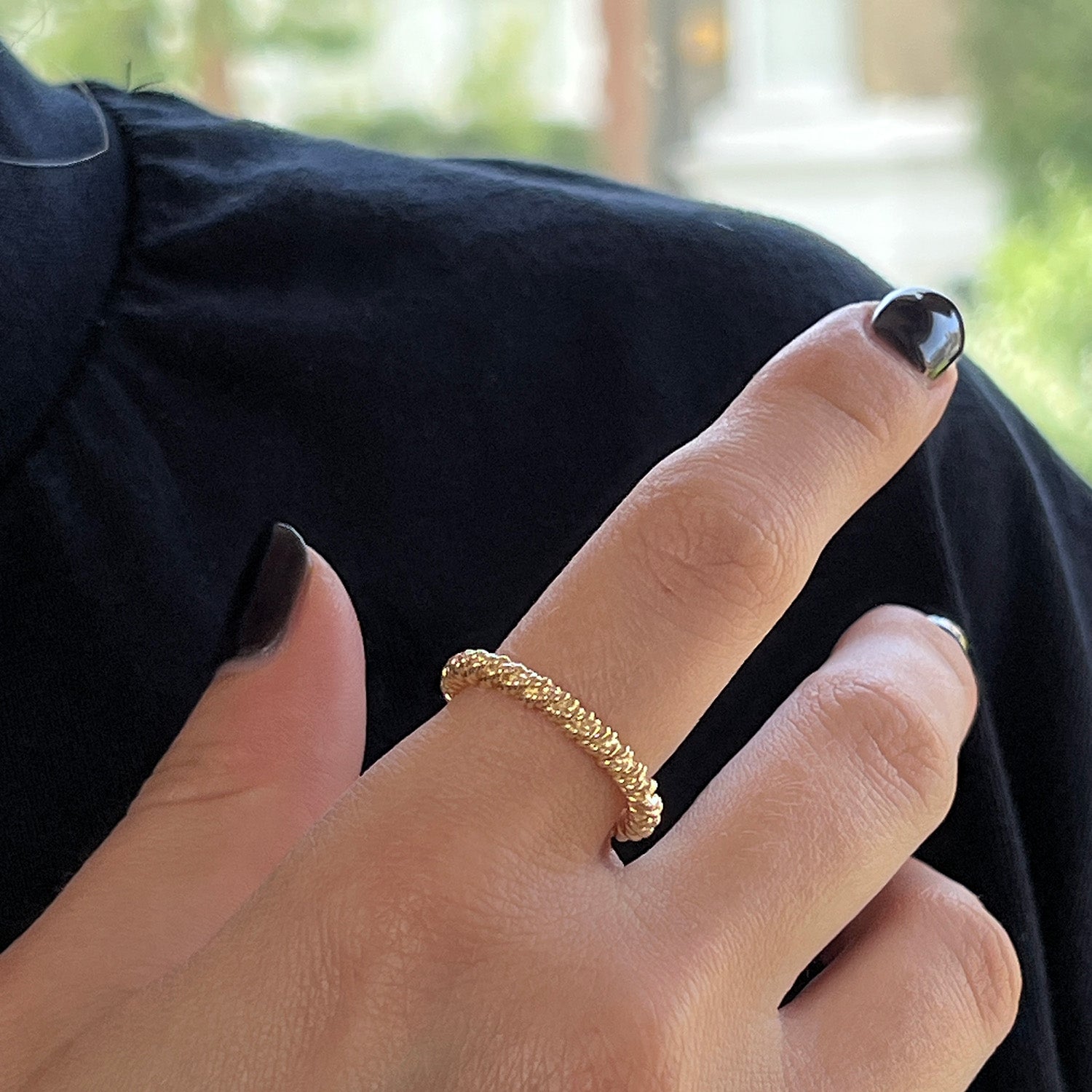 Simple Twisted Design Ring