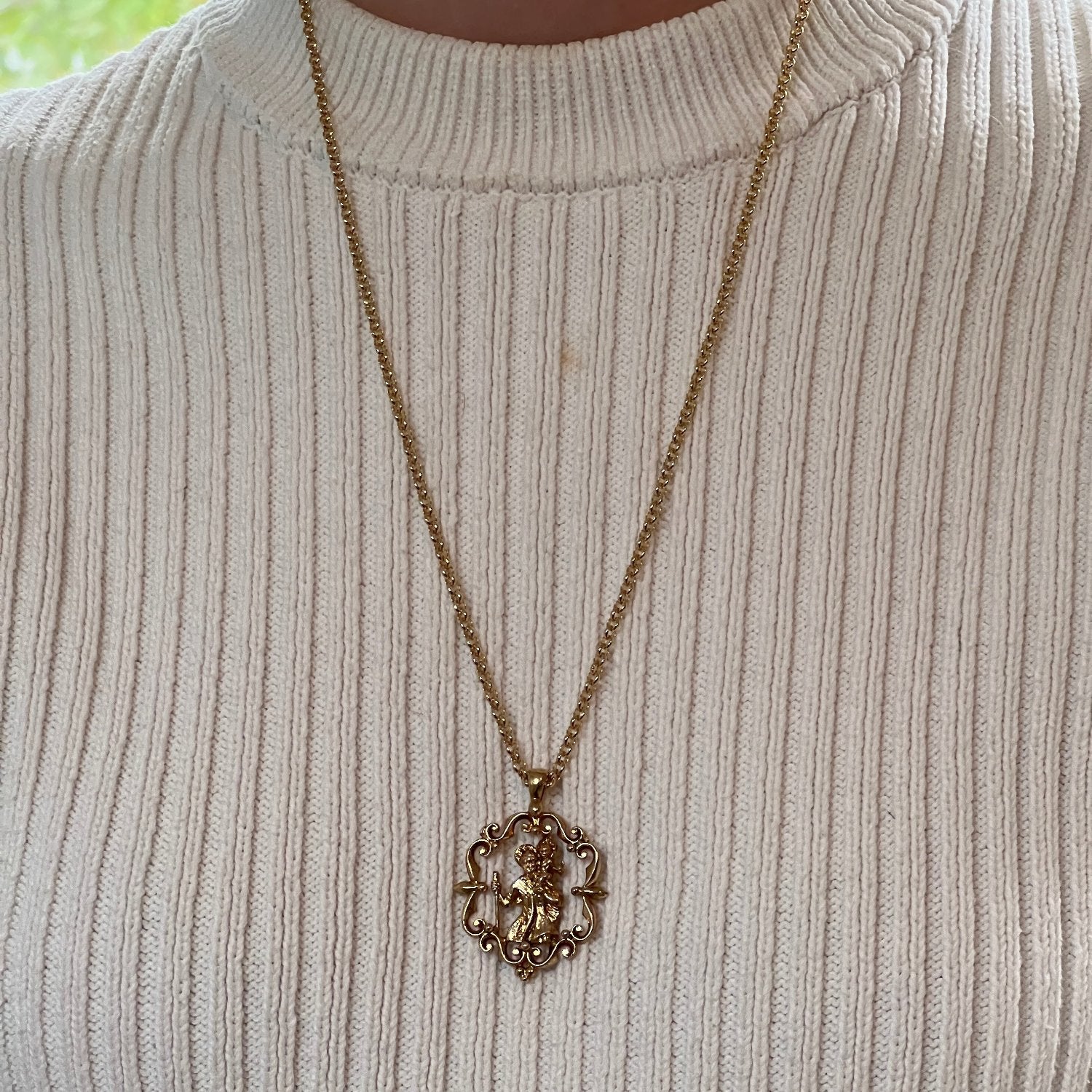 St Christopher Large Pendant