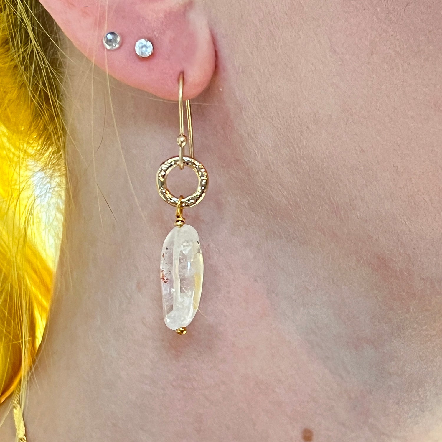 Gita Earrings Harlequin Quartz
