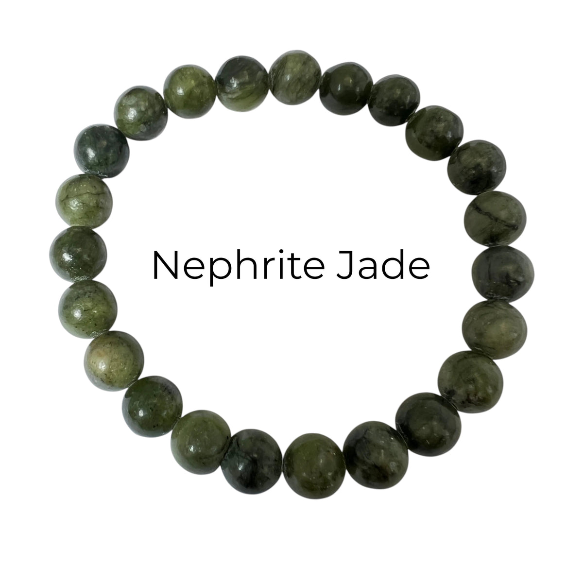 Semi Precious Stone Bracelet Elasticated 8mm