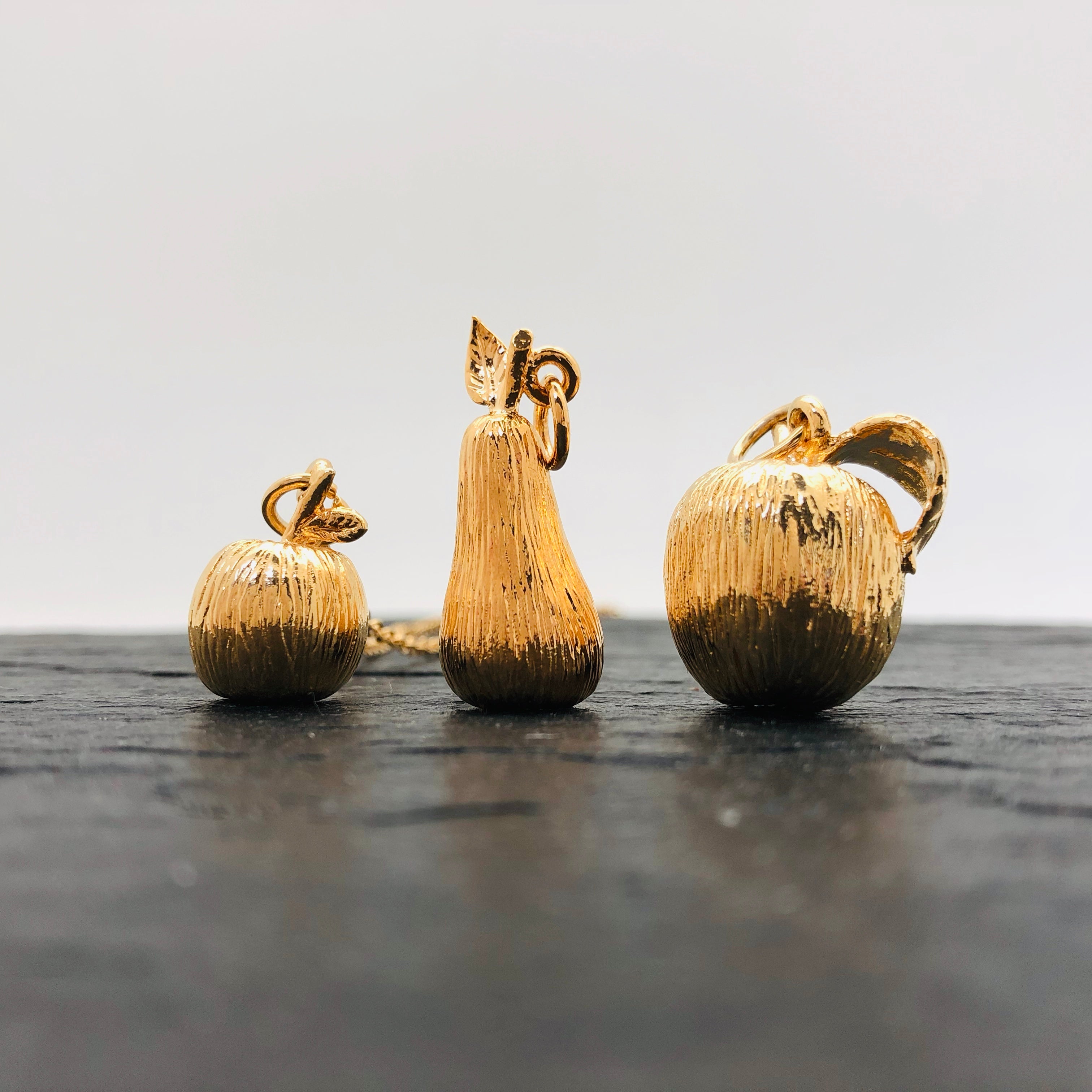 Large Pear Charm - Mirabelle Jewellery