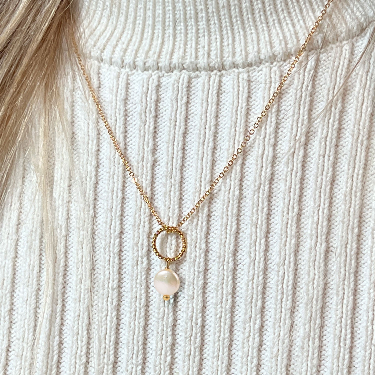 Alexis Coin Pearl Pendant