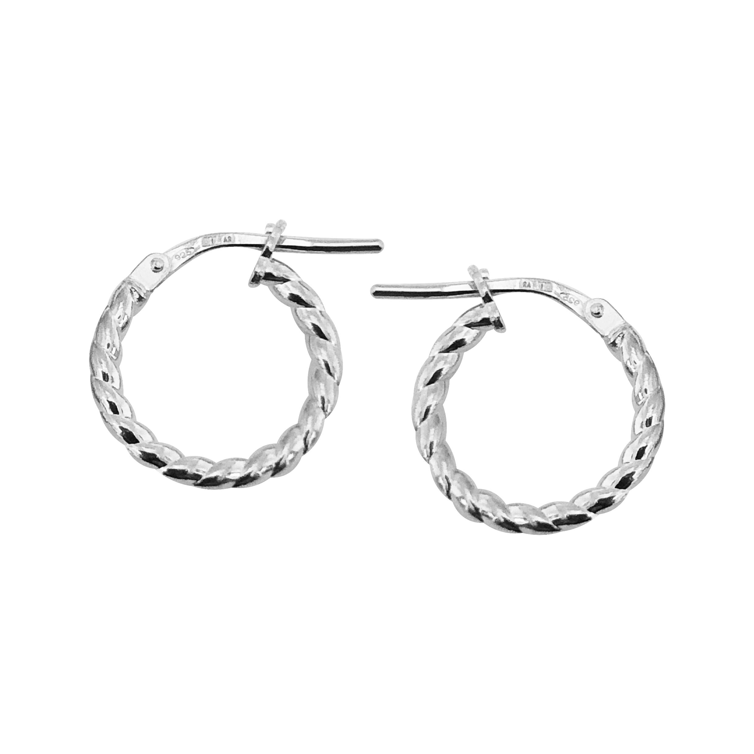 Alexis Creole Earrings Sterling Silver