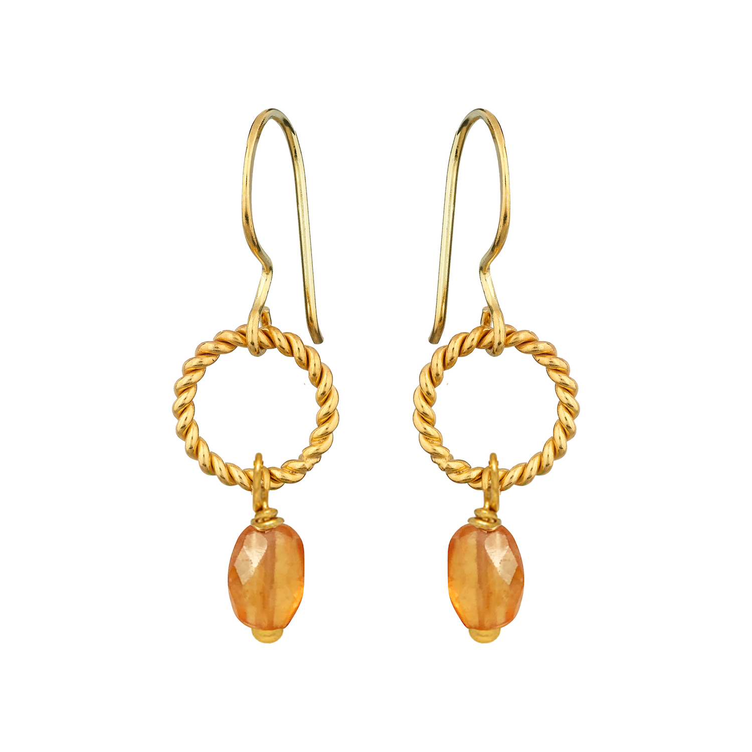 Alexis Earrings Citrine