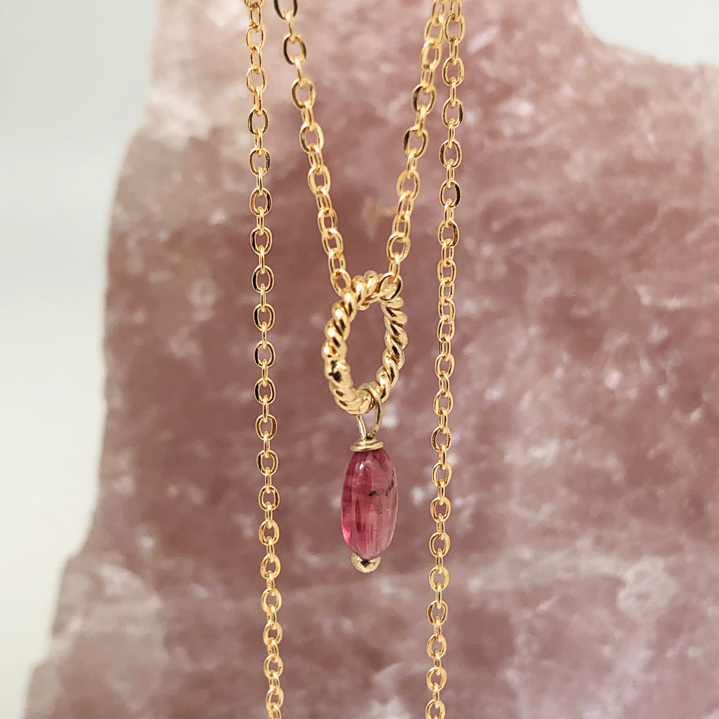 Alexis Pendant Pink Tourmaline