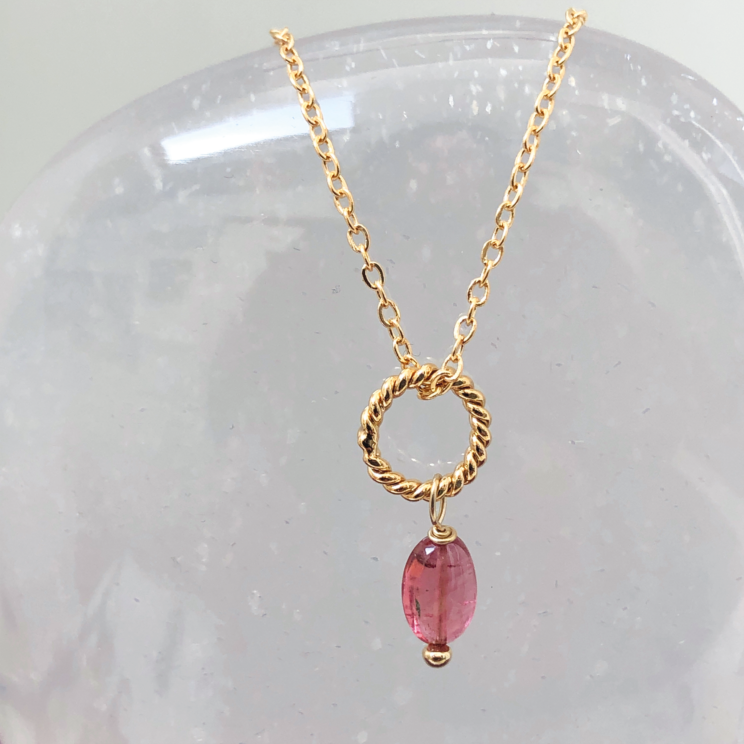 Alexis Pendant Pink Tourmaline