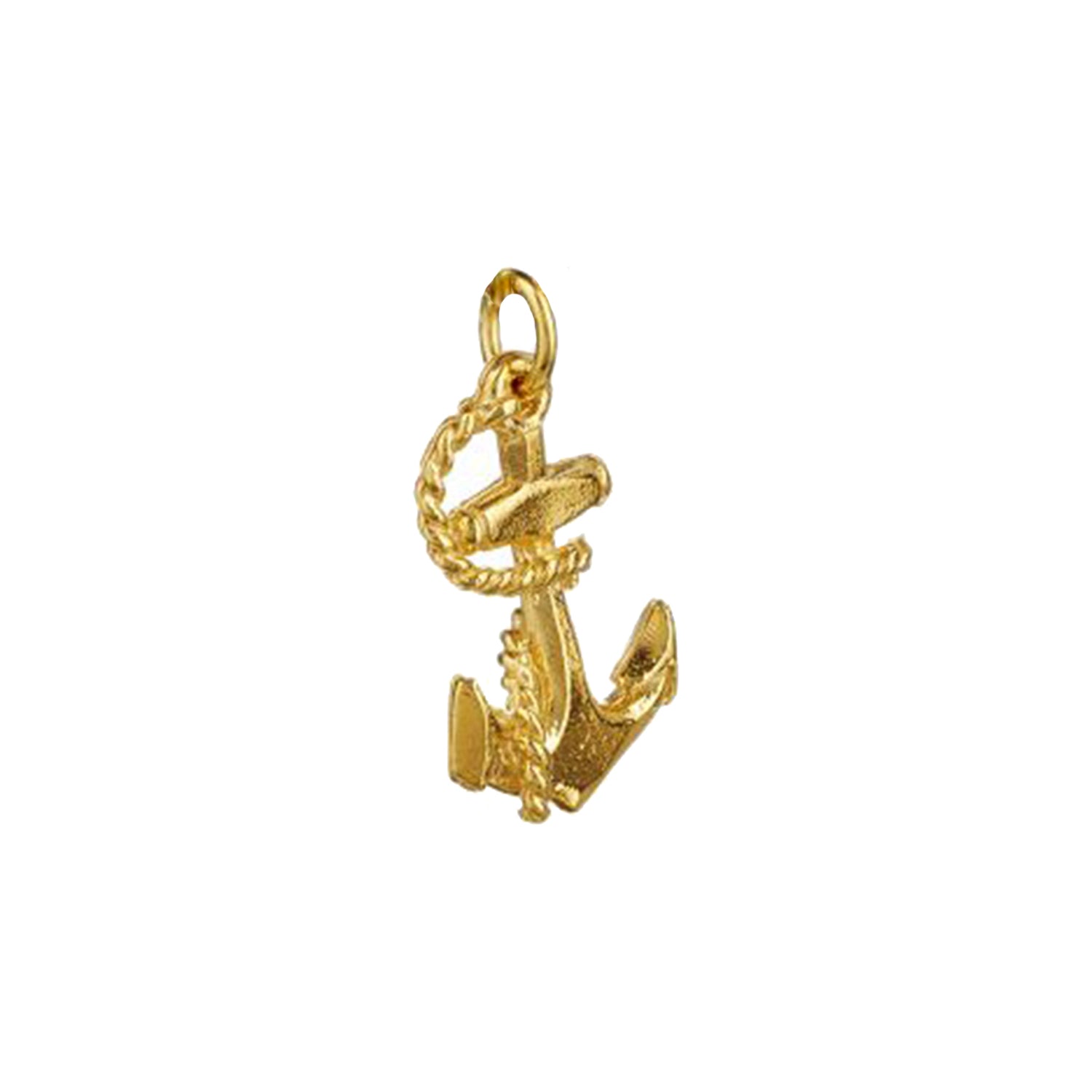 Anchor with Rope Charm - Mirabelle Jewellery