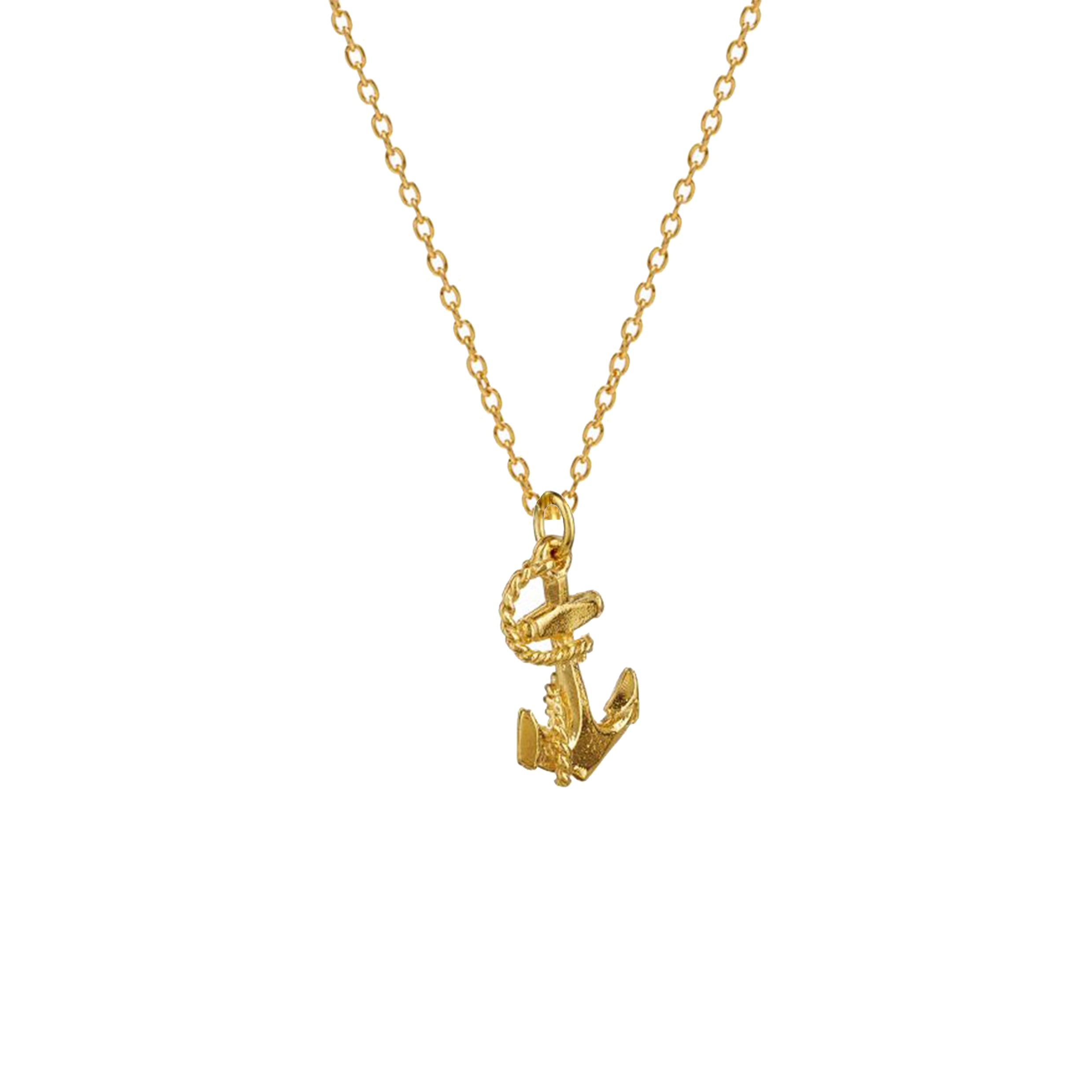 Anchor with Rope Charm - Mirabelle Jewellery