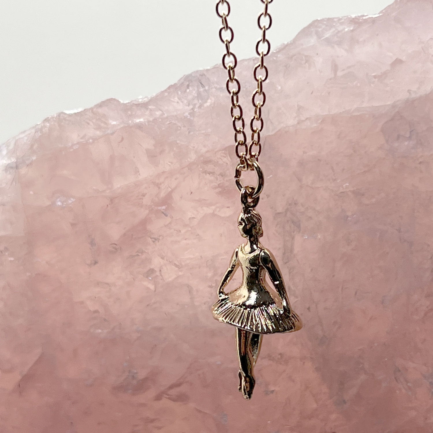 Carolina Ballerina Charm on Biba Chain