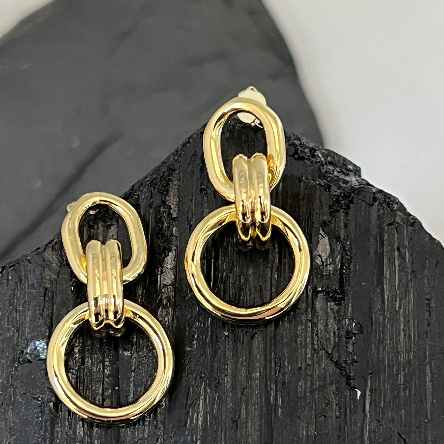 Coco Double Loop Earrings