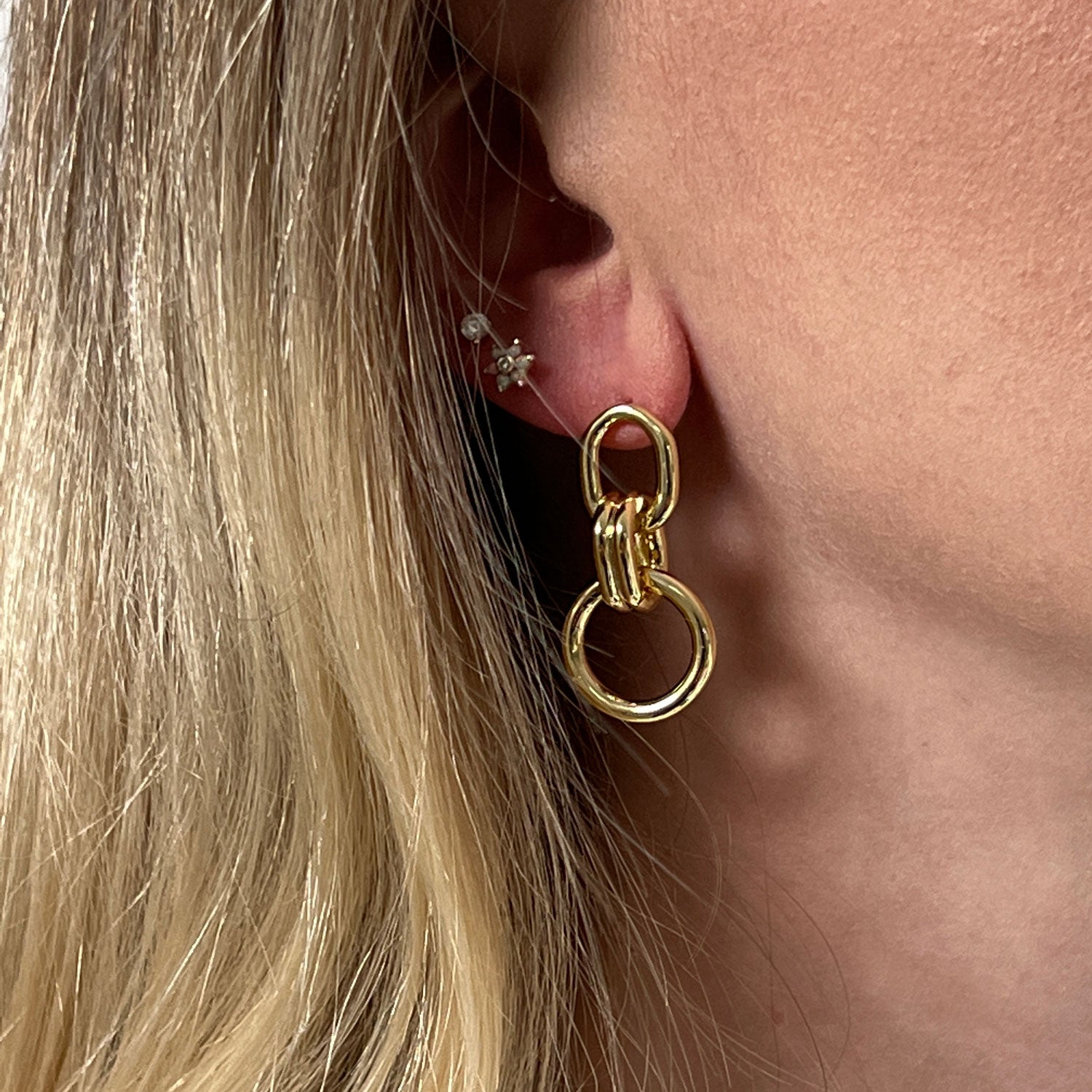 Coco Double Loop Earrings