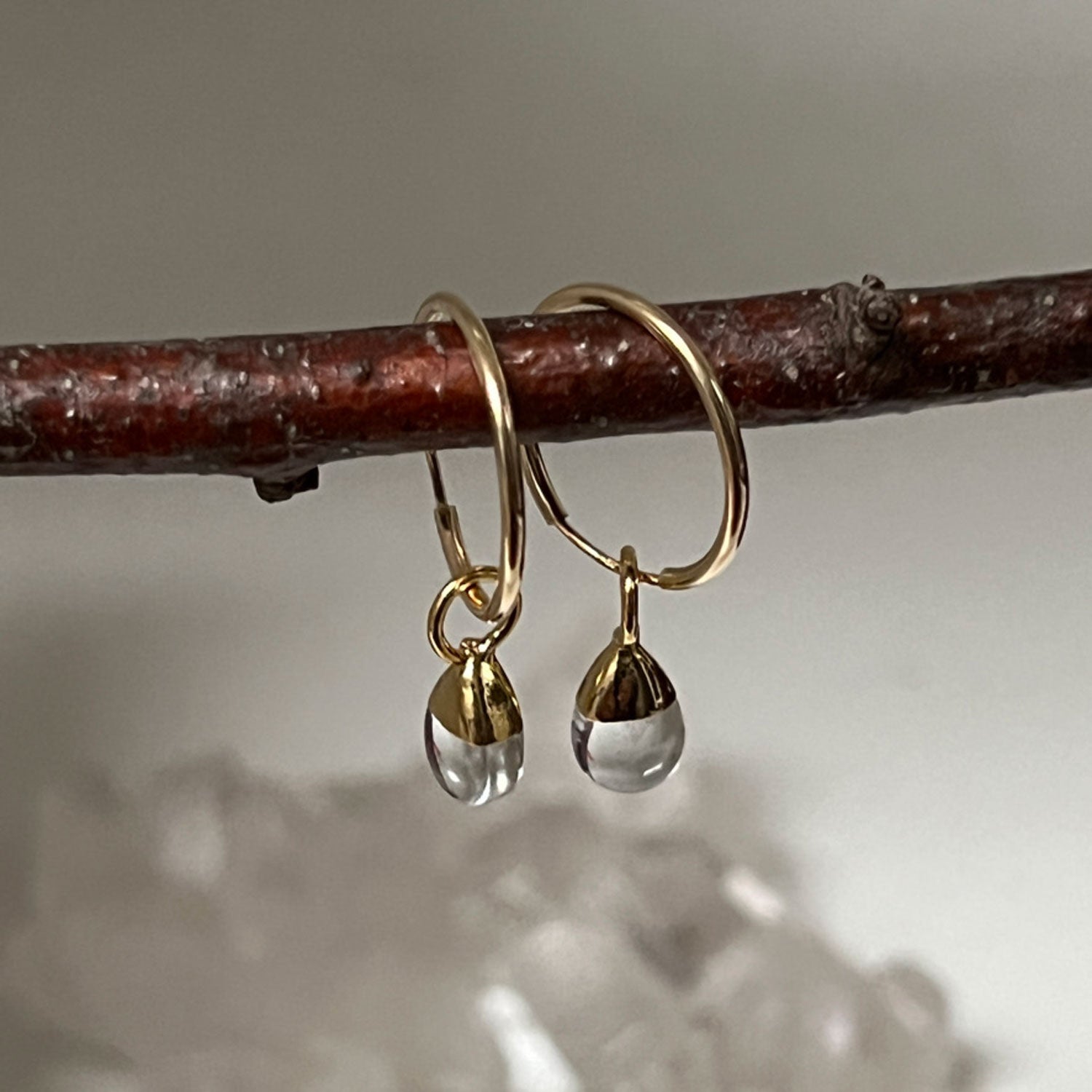 Cora Creole with Smooth Rock Crystal Drop