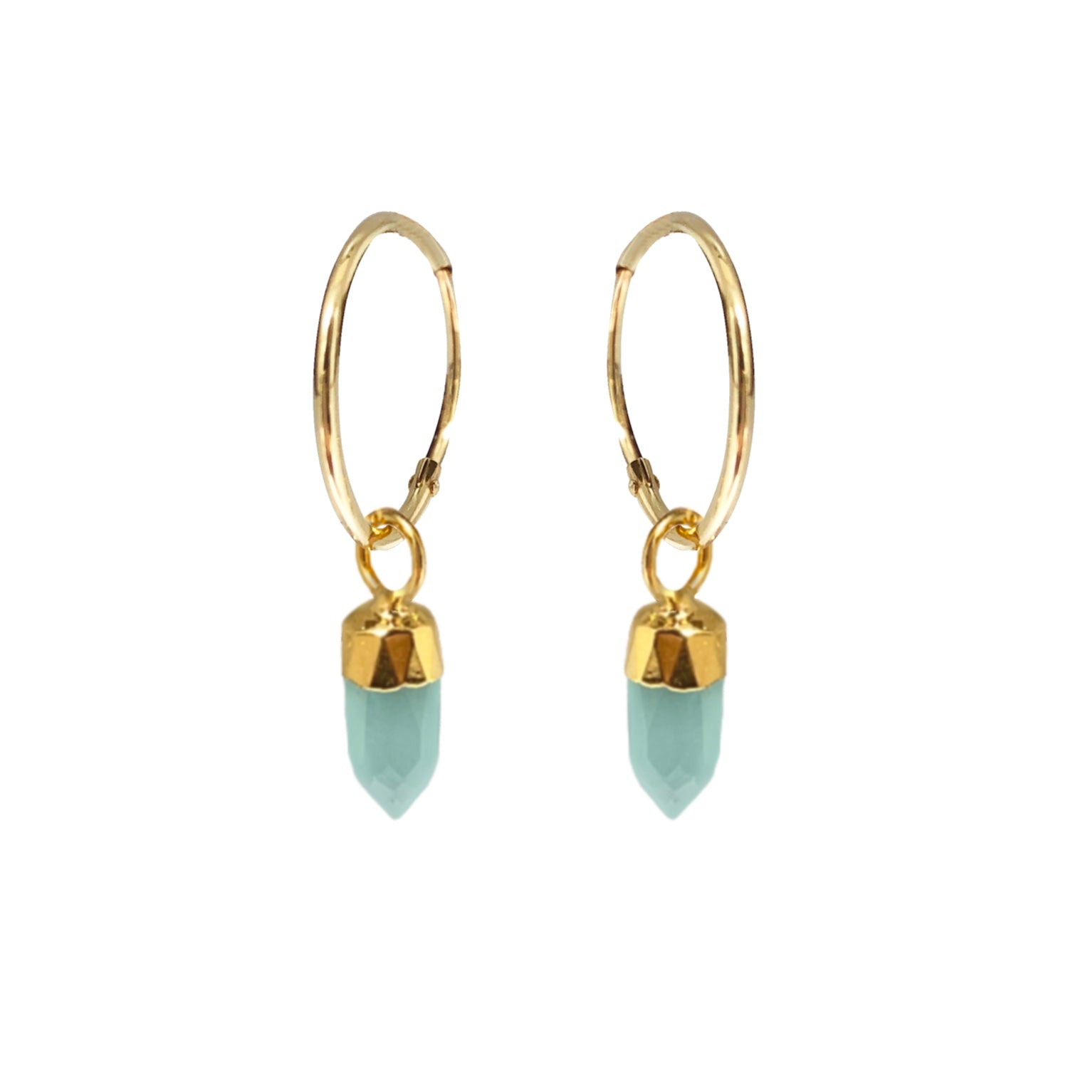 Cora Creole with Mini Point Aqua Chalcedony