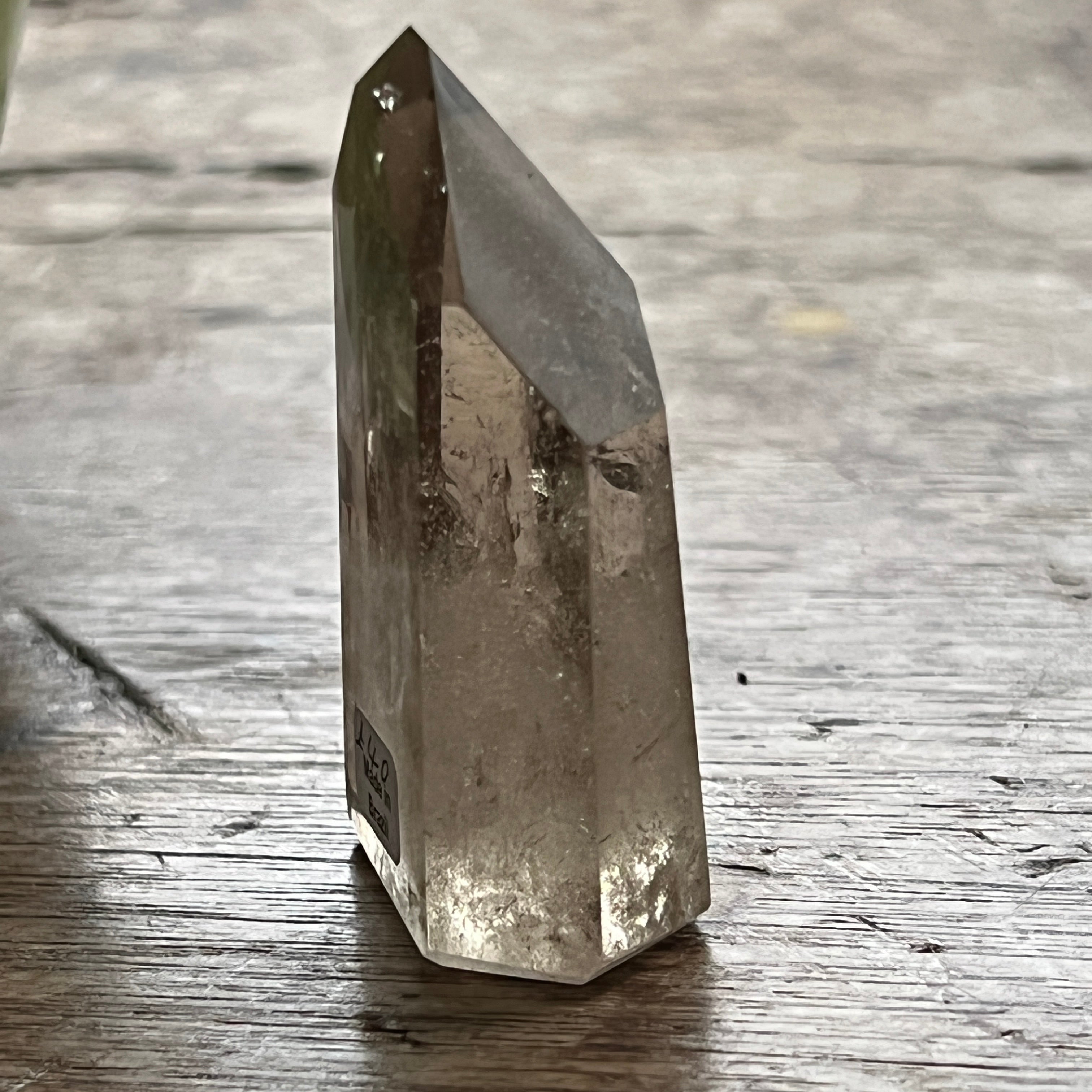 Isis and phantom Smokey quartz crystal citrinated