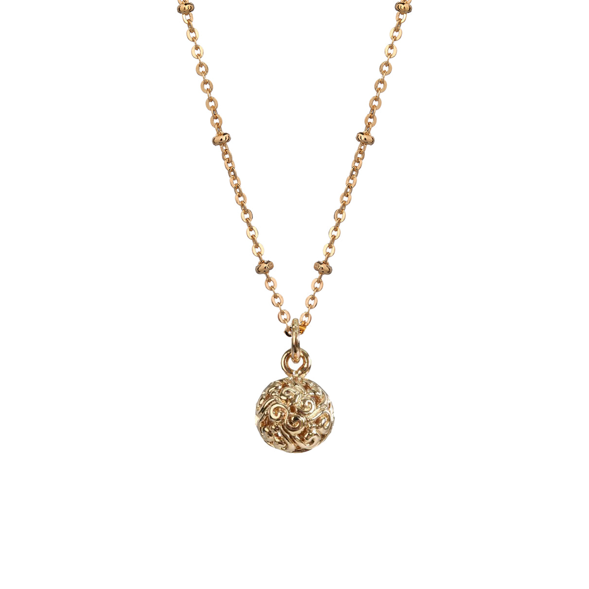 Filigree Ball Pendant - Mirabelle Jewellery