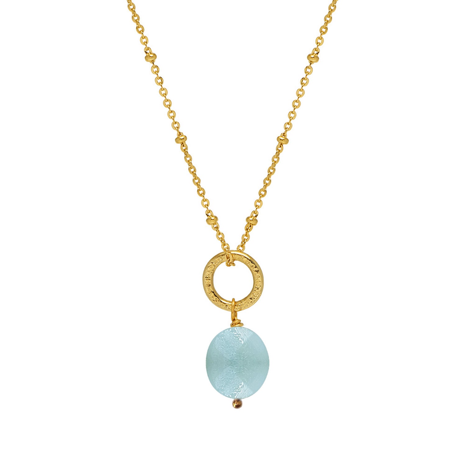 Gita Pendant with Amazonite Fair Trade