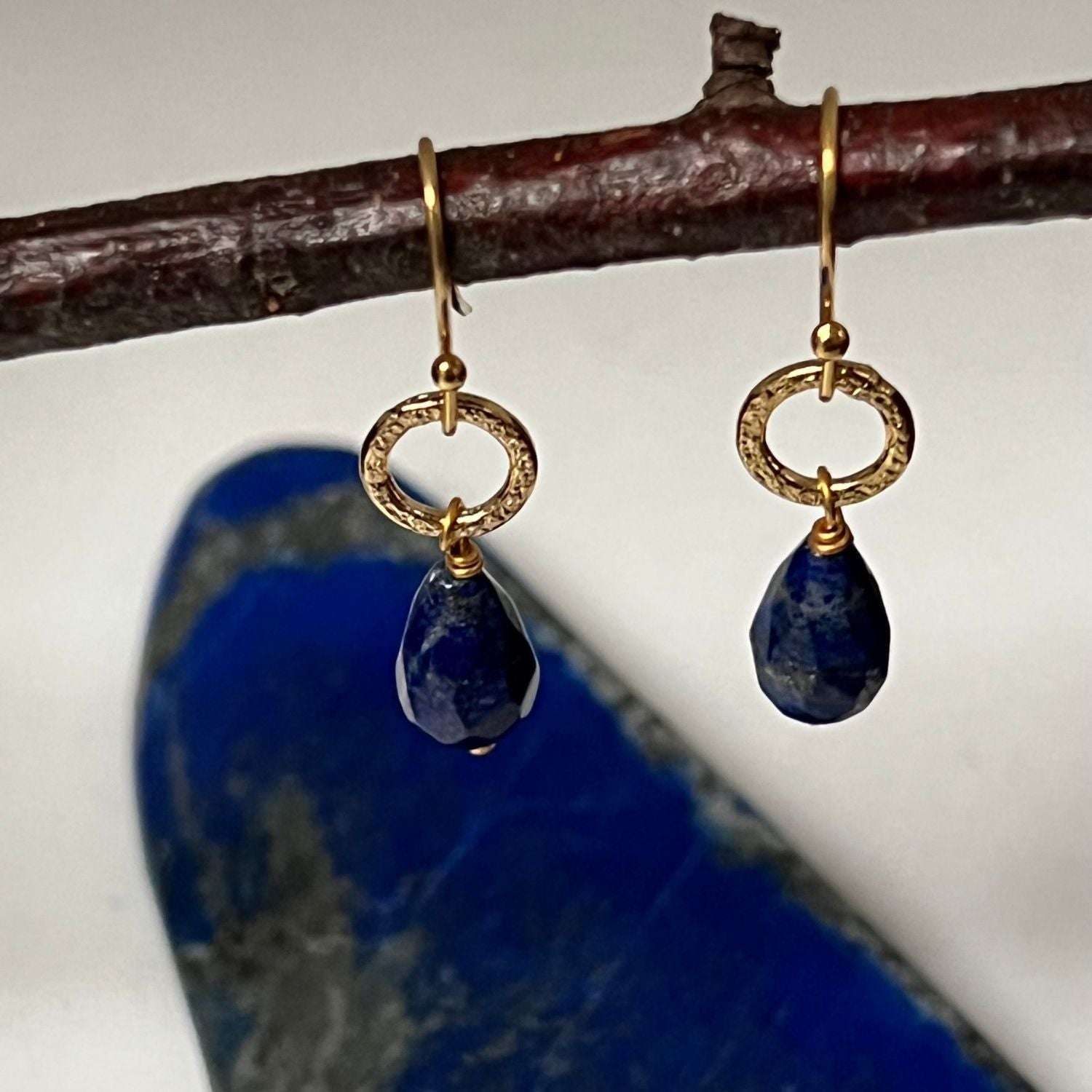 Gita Lapis Lazuli Drop Earrings