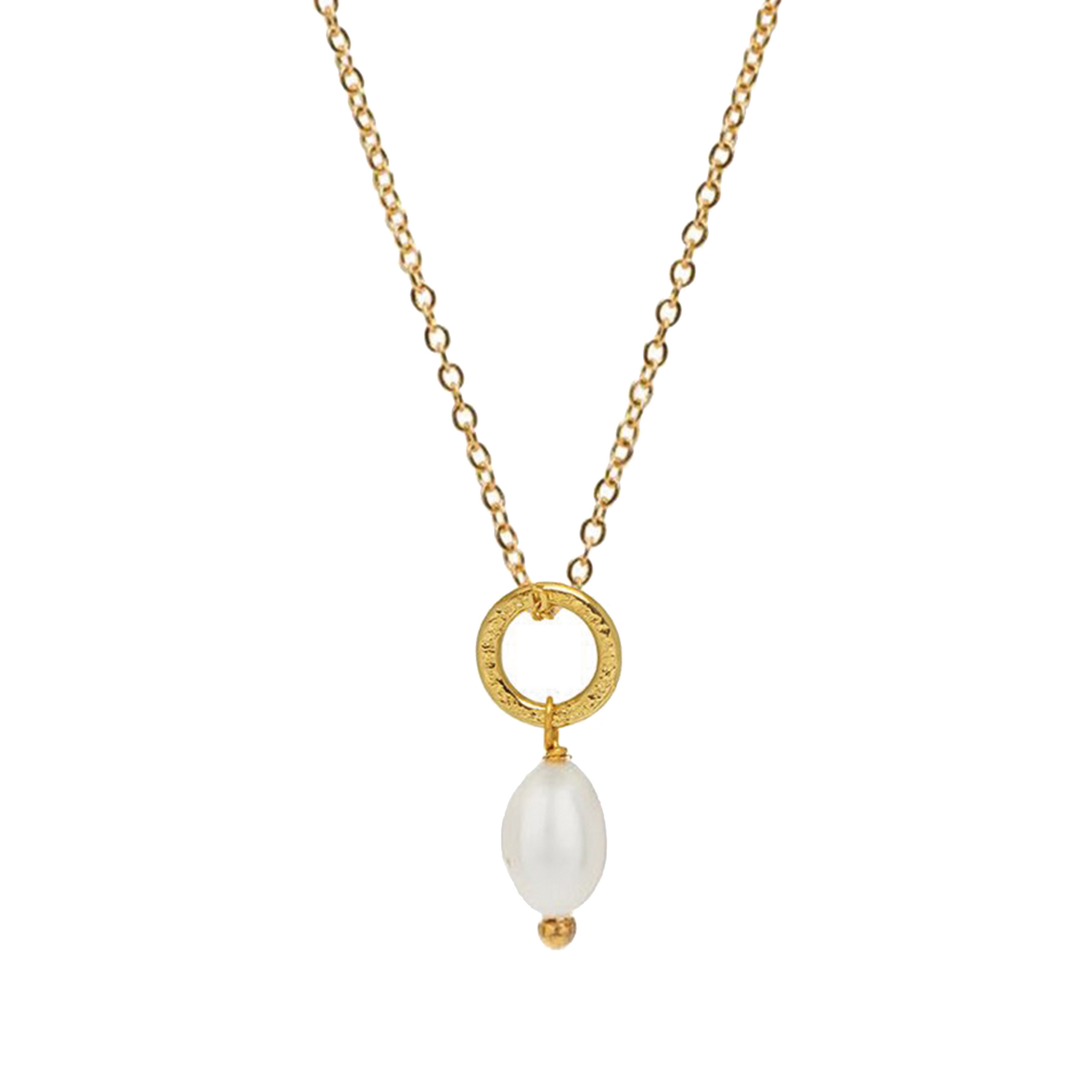 Gita Pendant Oval Pearl