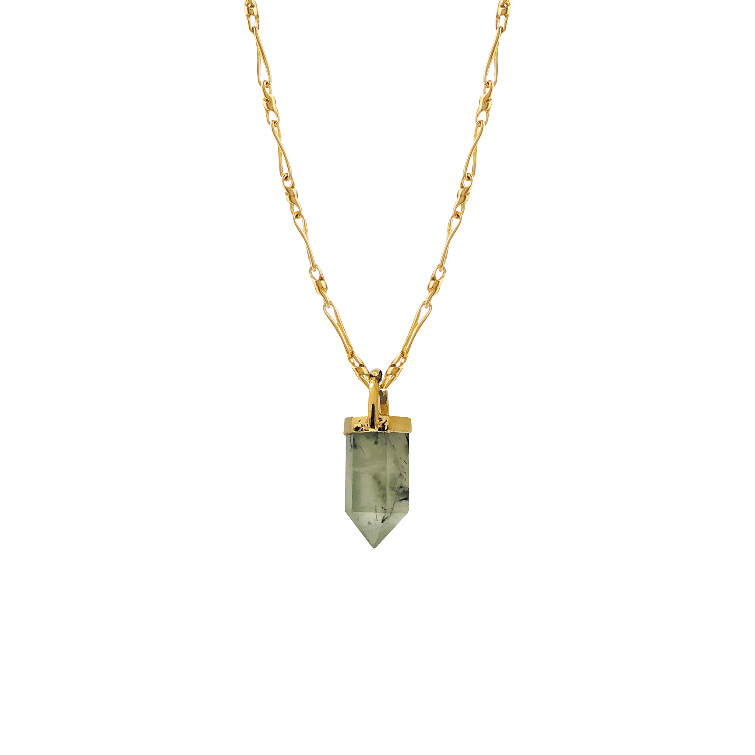 Green Prehnite Point on Torsade Chain