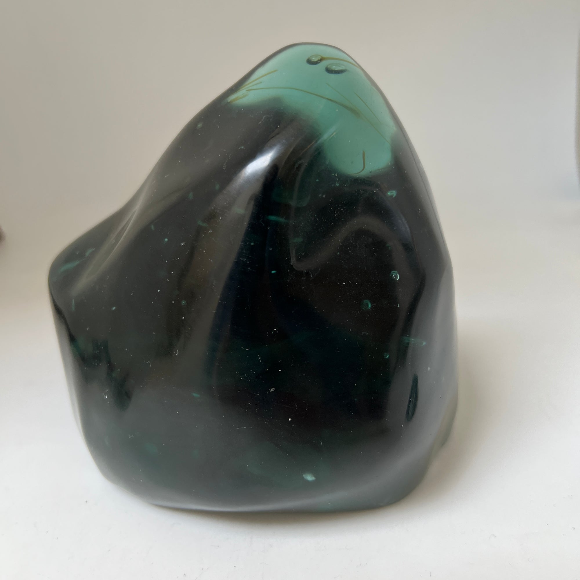 Unique Large Blue ocean Glass Obsidian from Java