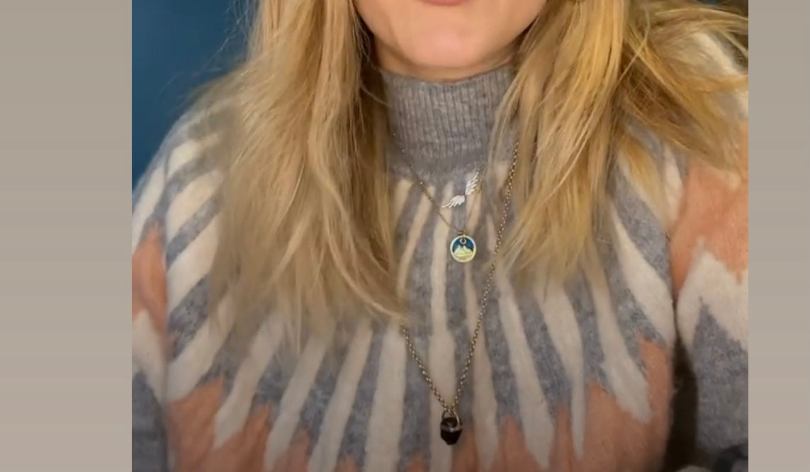 Black Raw Tourmaline Bridge Set Pendant