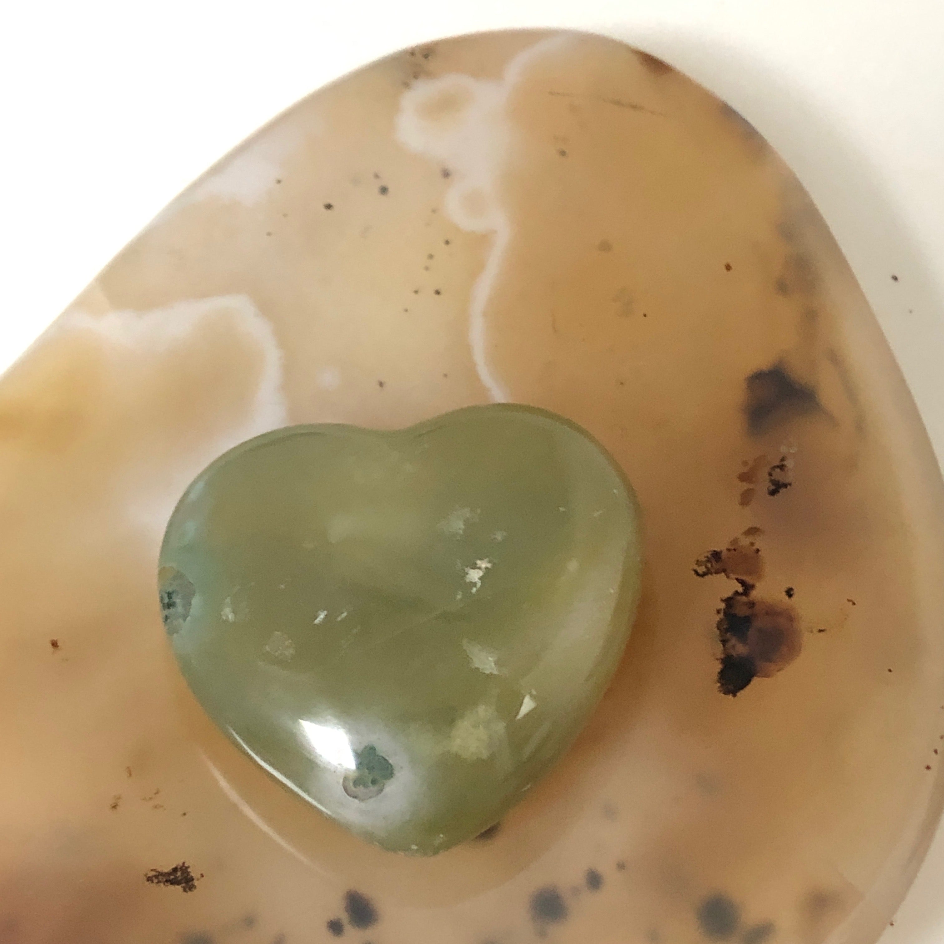 Orbicular Ocean Jasper Heart