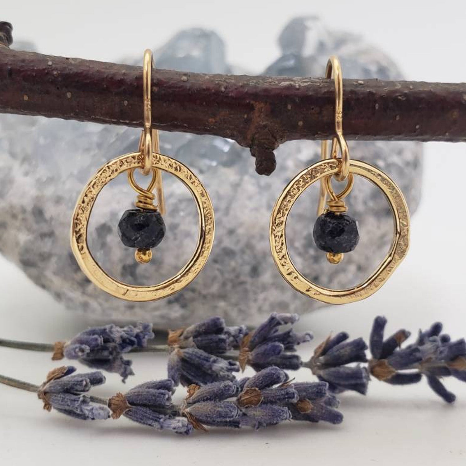 Lottie Earrings Sapphire