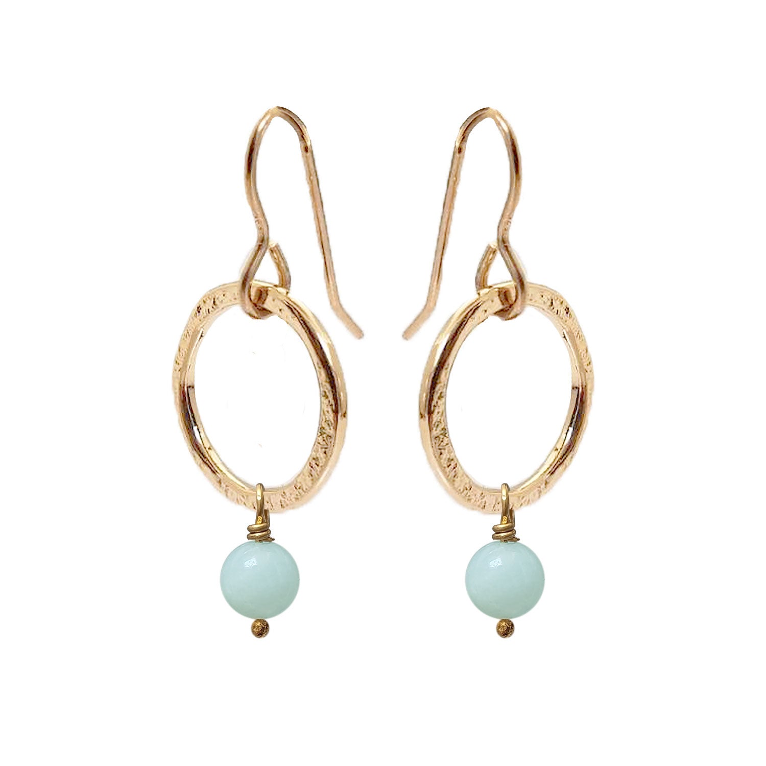 Lottie Earrings Amazonite