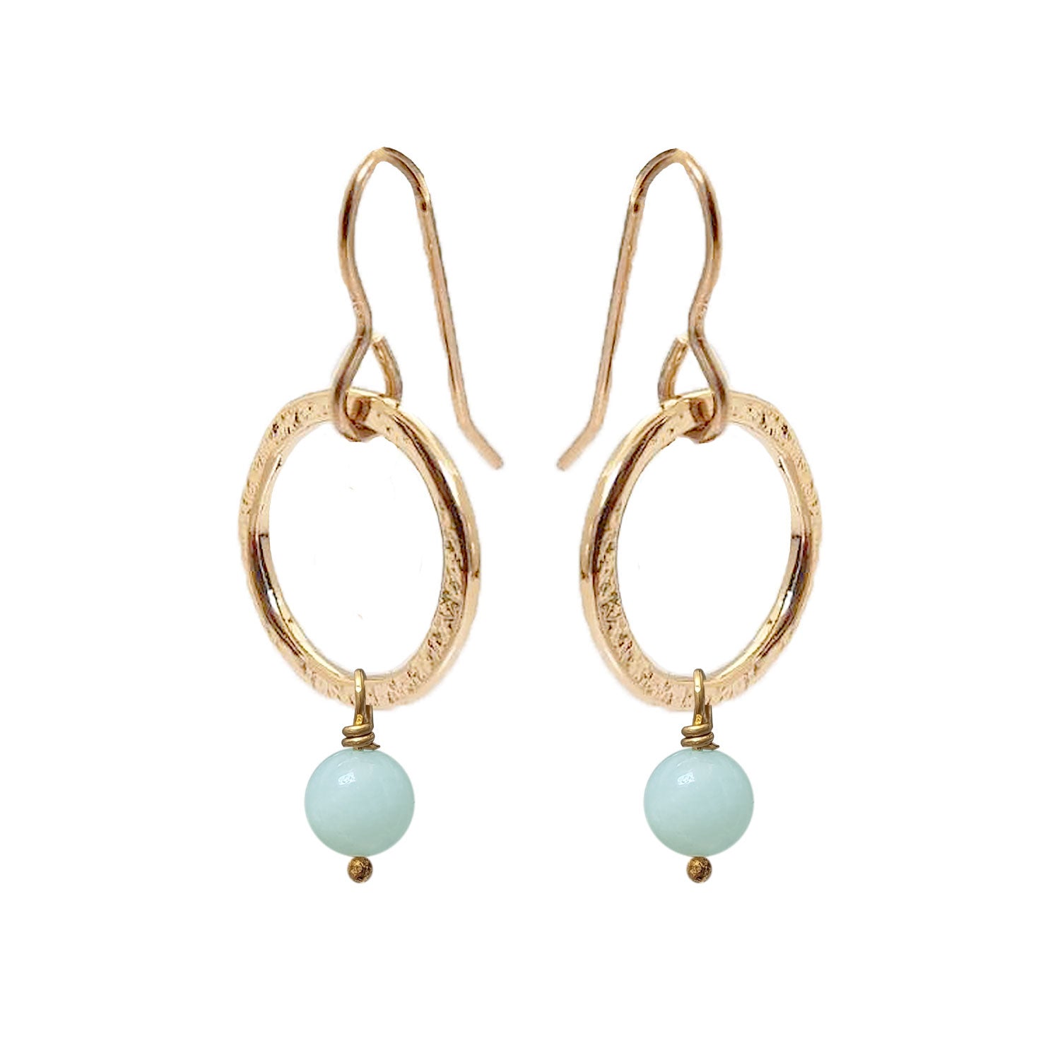 Lottie Earrings Amazonite