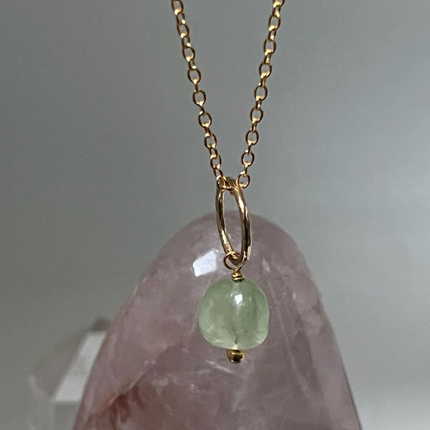 Lottie Pendant Prehnite