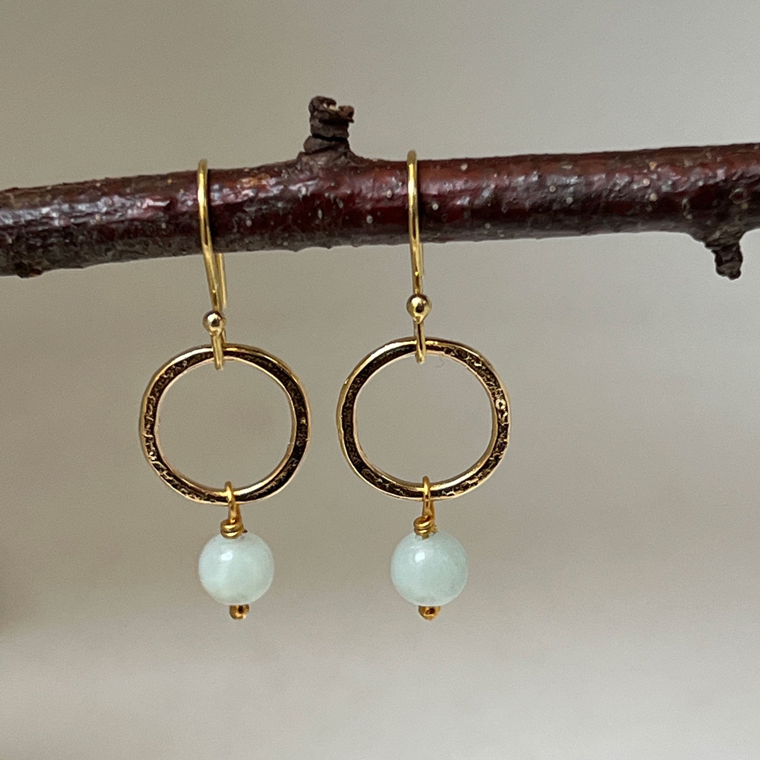 Lottie Earrings Amazonite