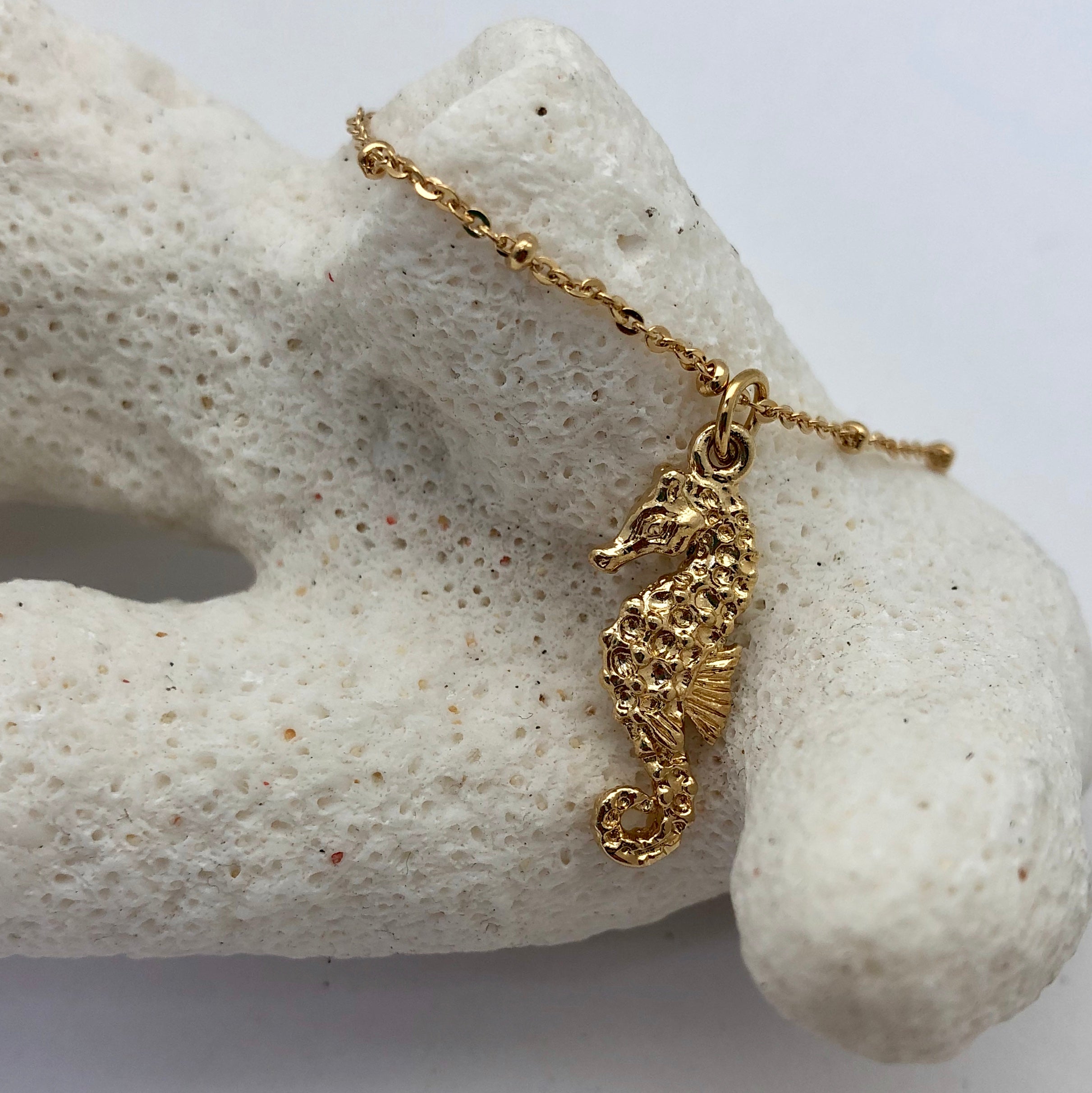 Mini Seahorse Charm - Mirabelle Jewellery