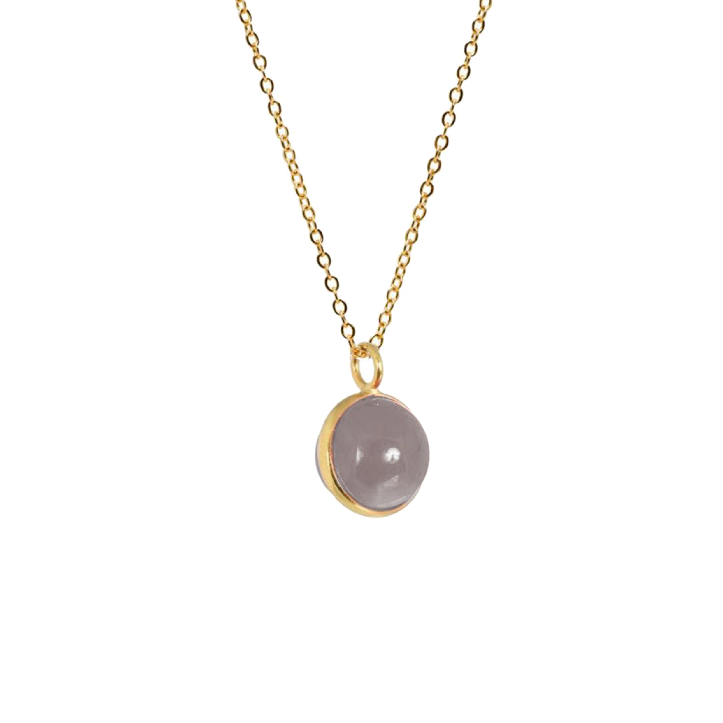 Magic Crystal Ball Grey Chalcedony - Mirabelle Jewellery