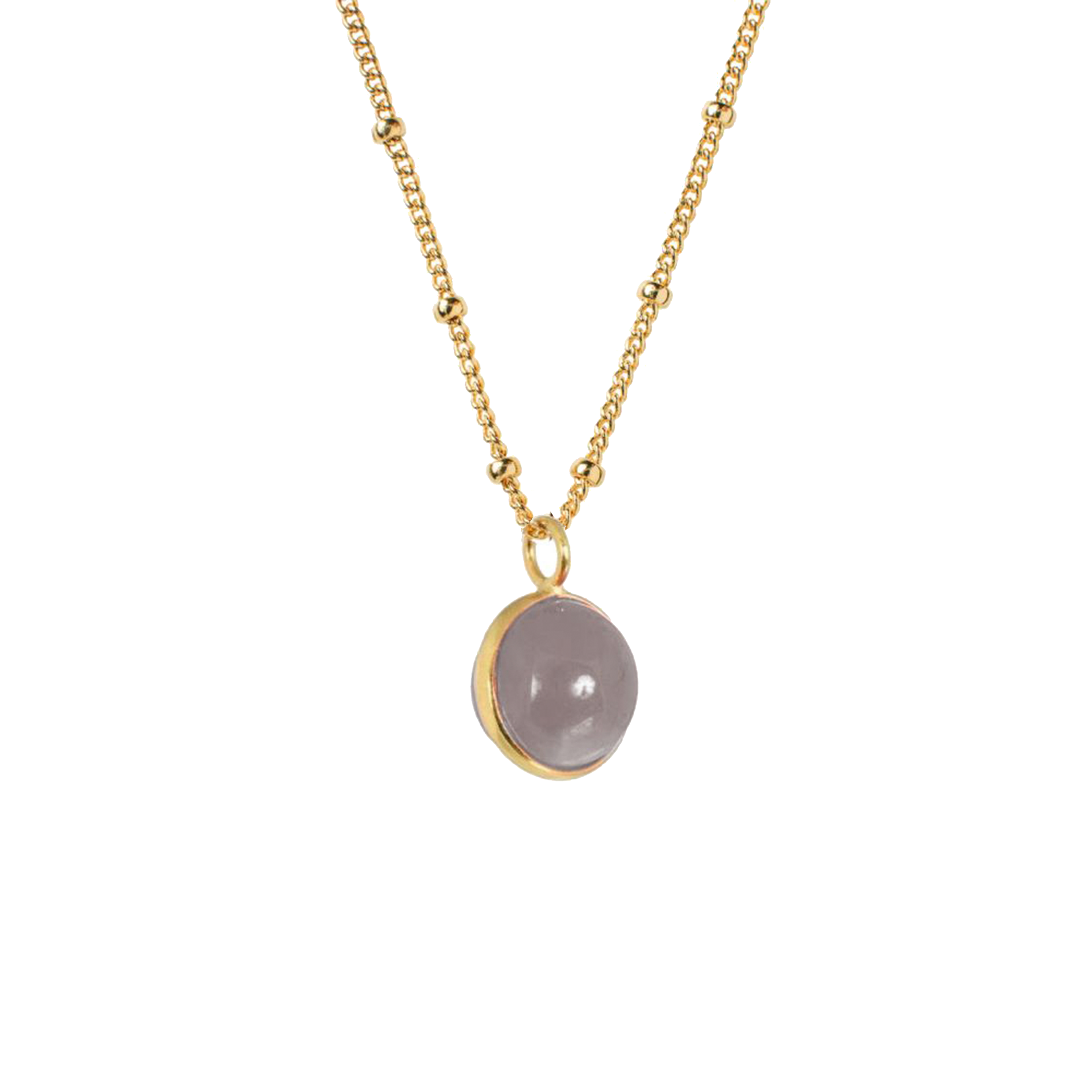 Magic Crystal Ball Grey Chalcedony on Biba - Mirabelle Jewellery