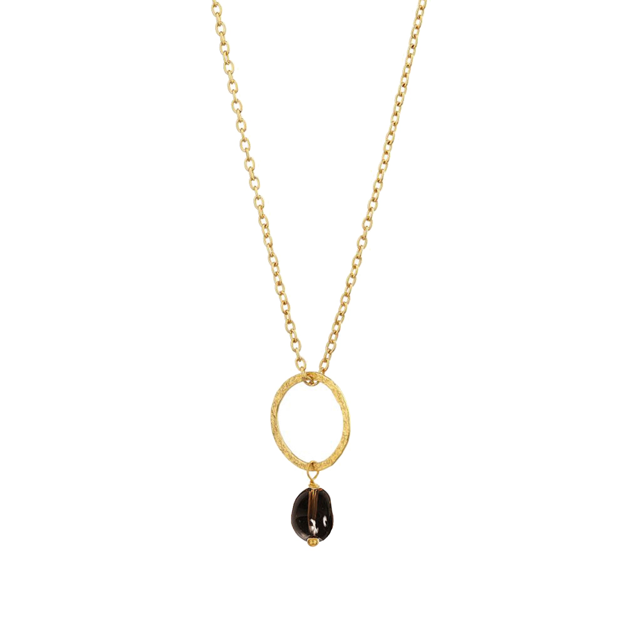 Margaret Pendant Smokey Quartz - Mirabelle Jewellery
