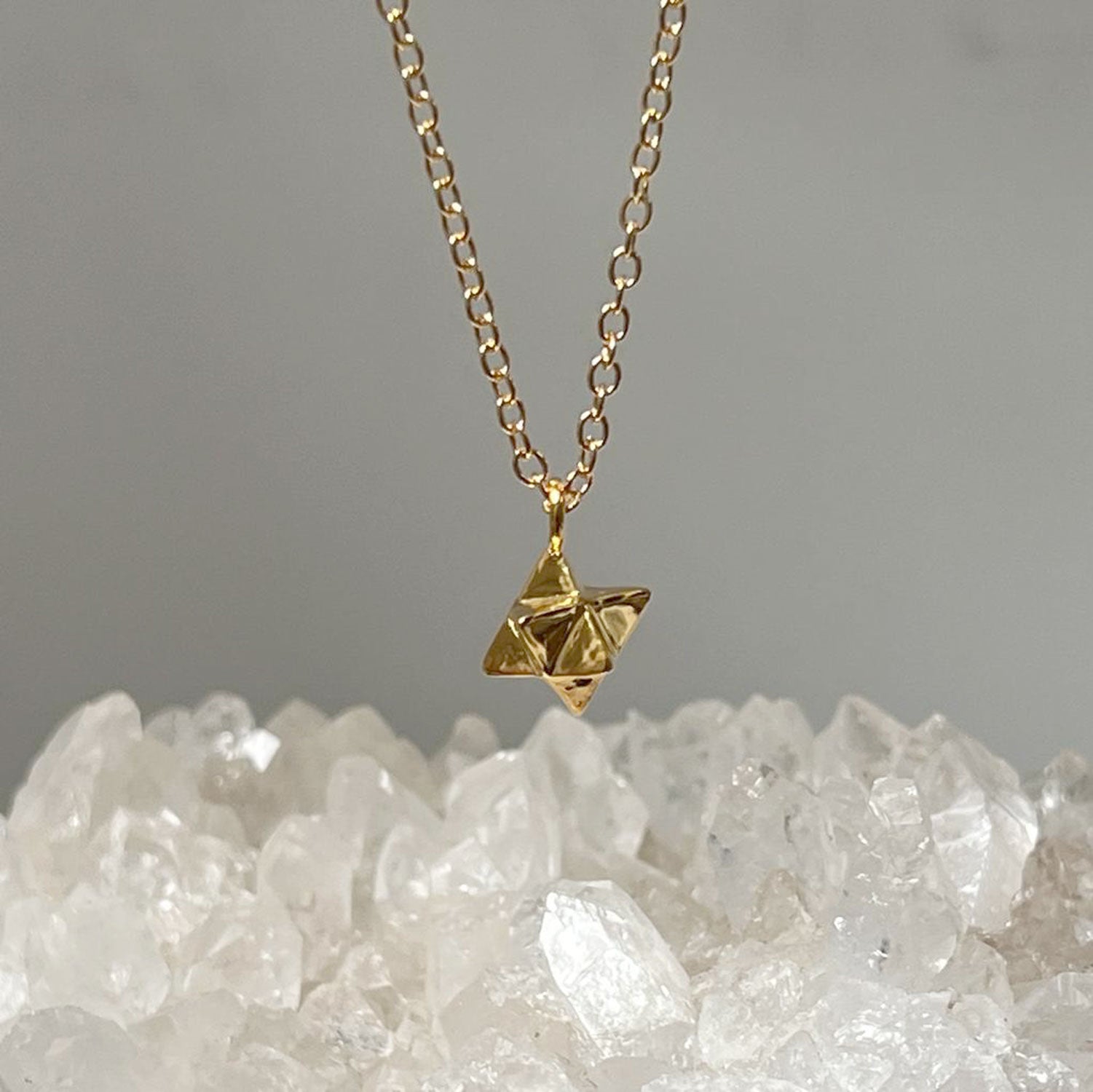 Merkabah Pendant on Simple Chain