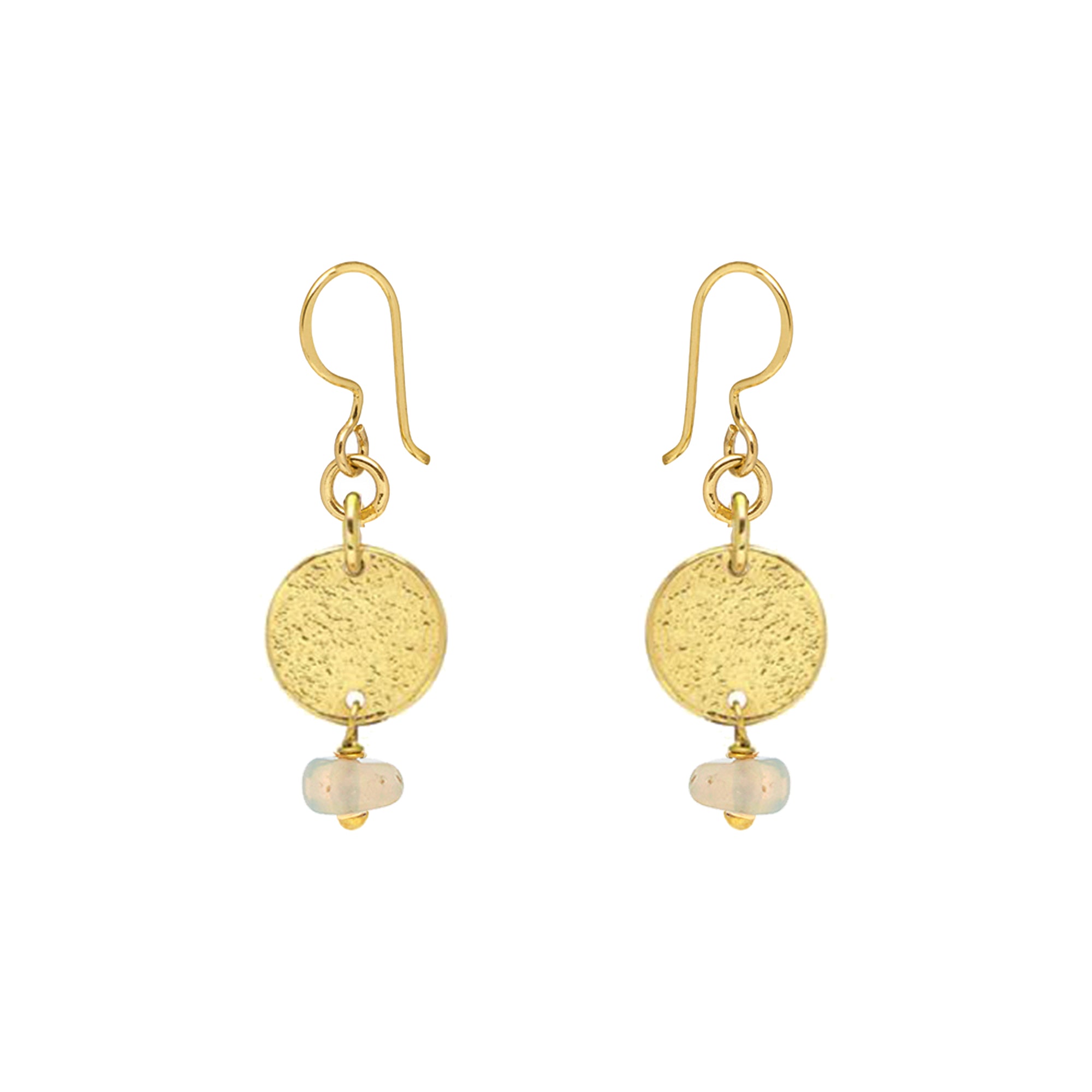 Mini Harmonia Earrings Opal - Mirabelle Jewellery
