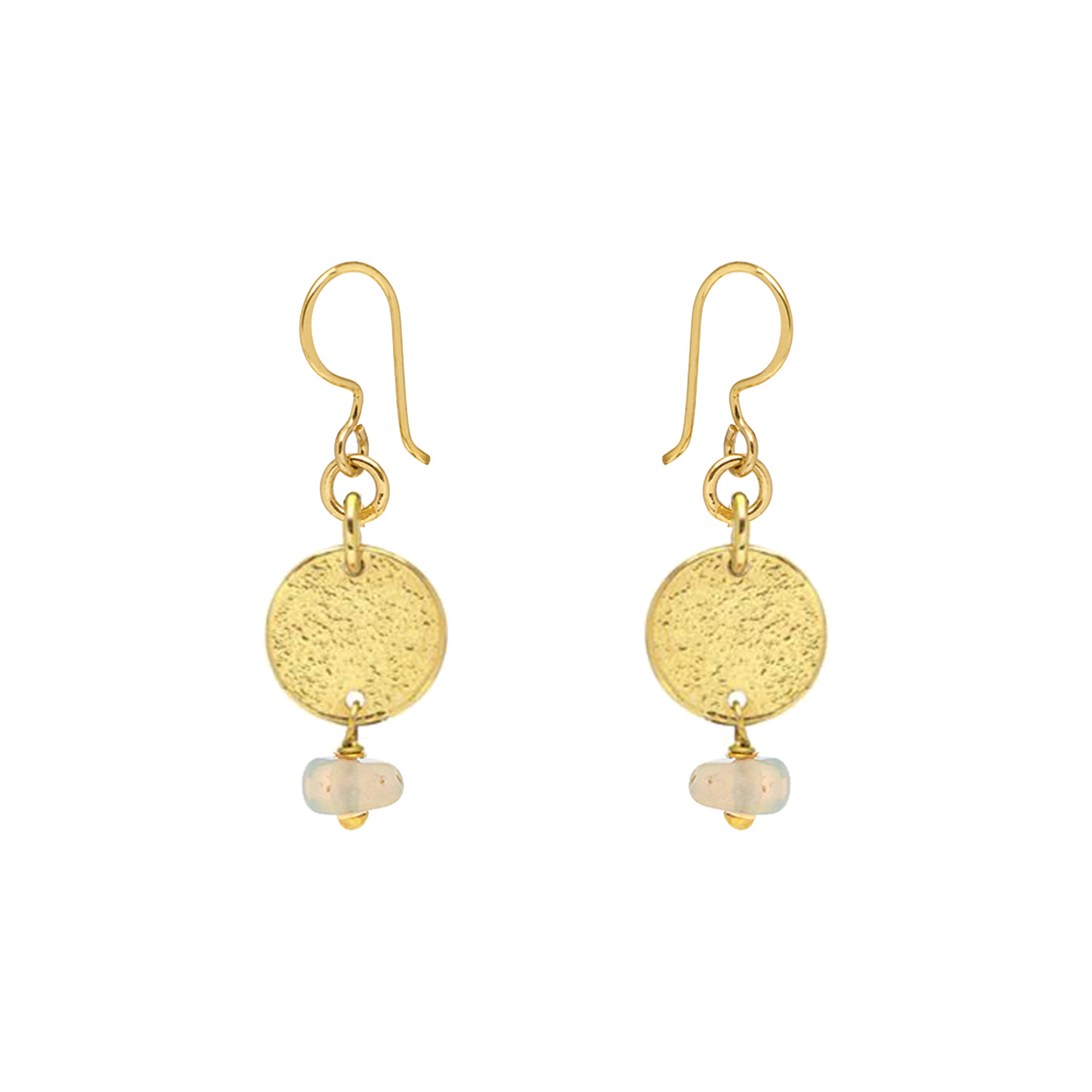 Mini Harmonia Earrings Opal - Mirabelle Jewellery