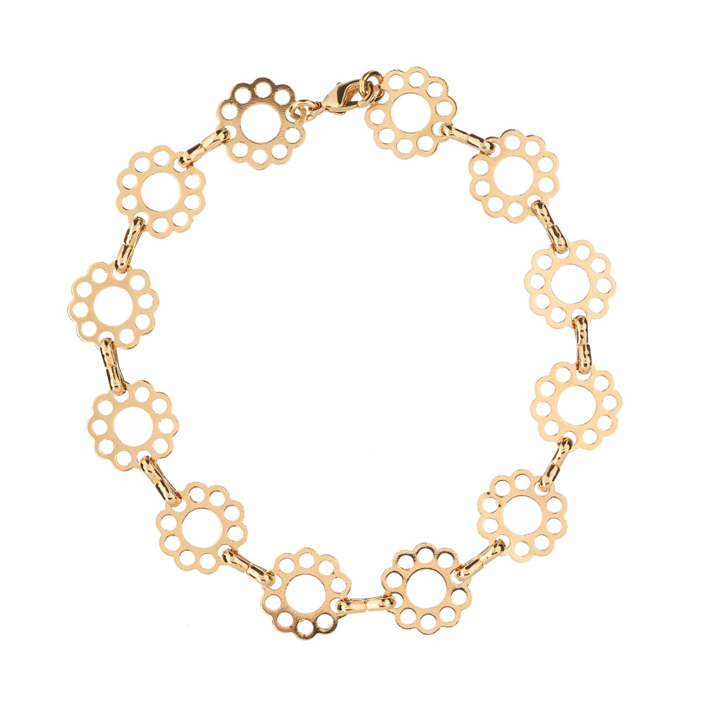 Marguerite Chain Bracelet - Mirabelle Jewellery