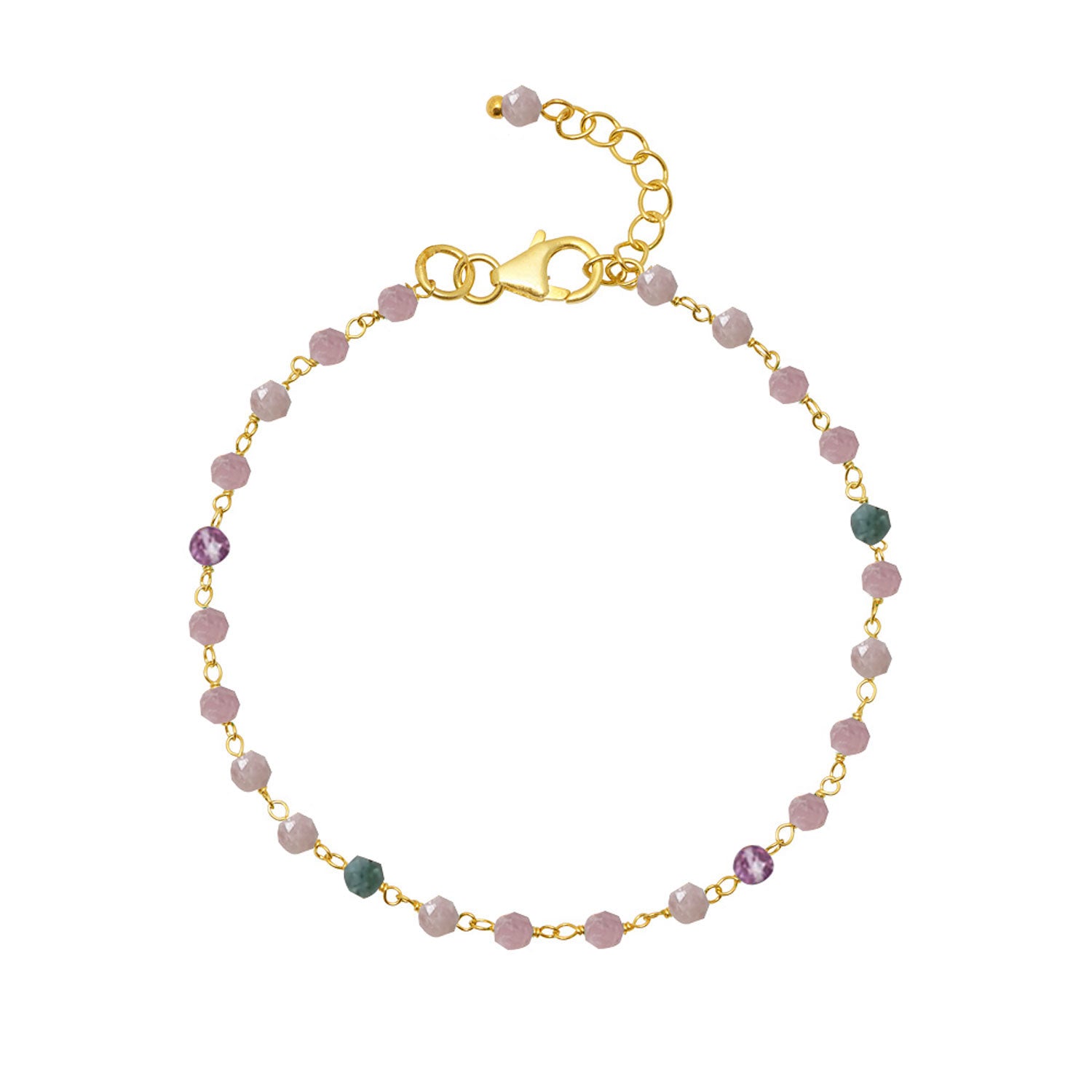 Rosary Bracelet - Multi Tourmaline