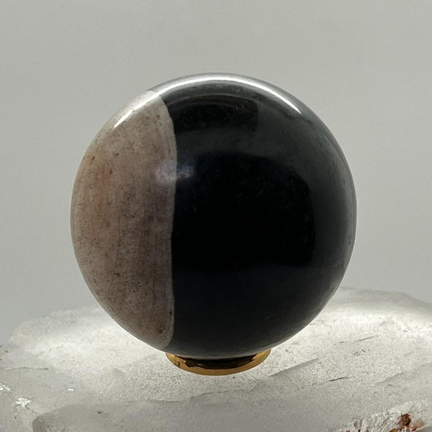 Unique Petrified wood Sphere from Java