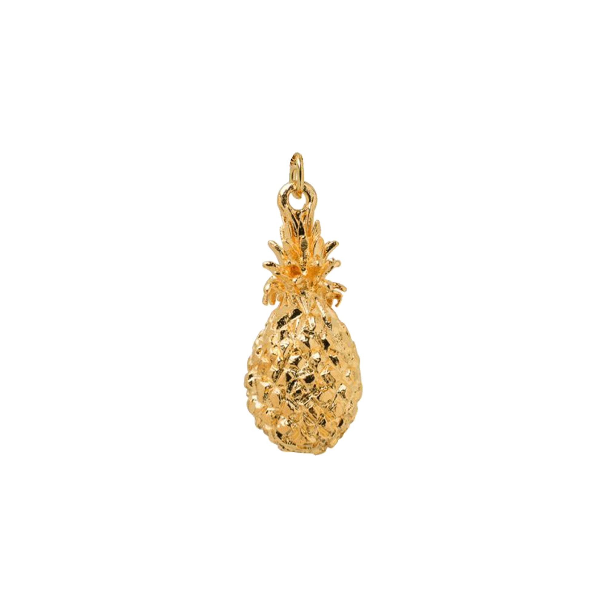 22ct Gold Plated Pineapple Charm Pendant