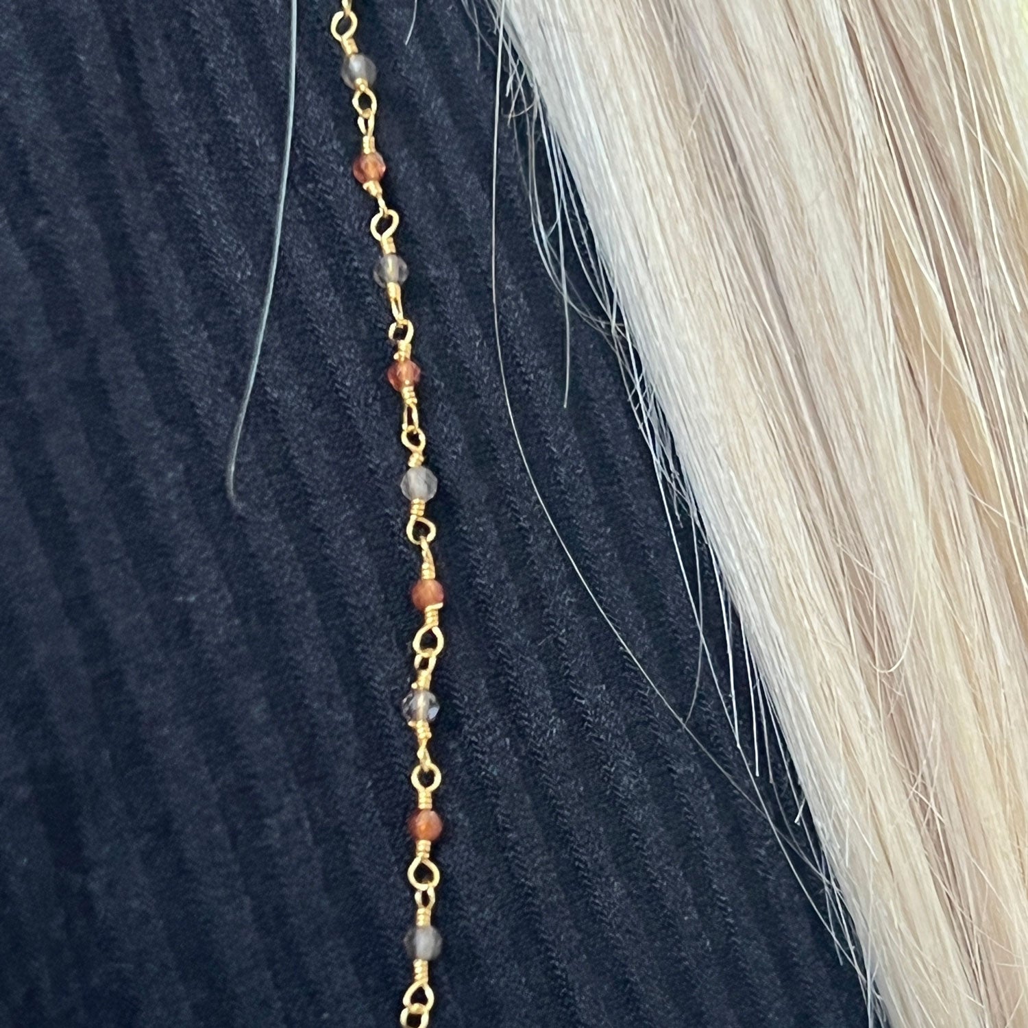 Rosary - Smokey Quartz & Citrine - Long