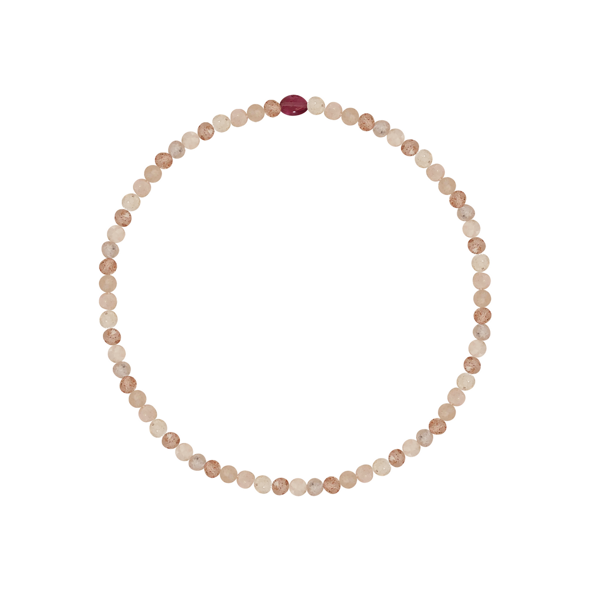 Rose Moonstone Semi-Precious Bracelet